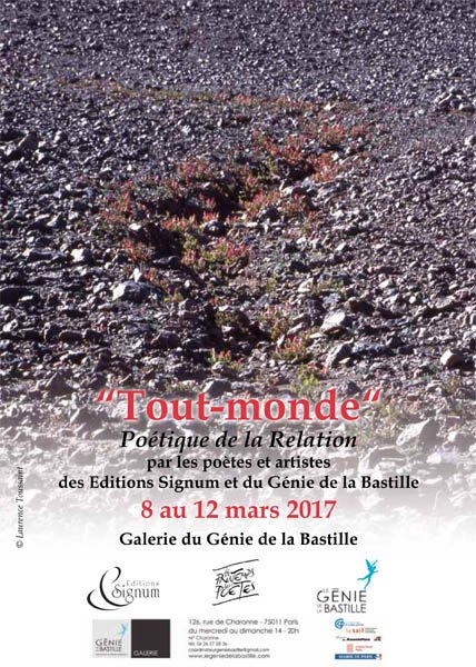 « Tout monde, exposition à la galerie du génie de la Bastille », Paris, 2017