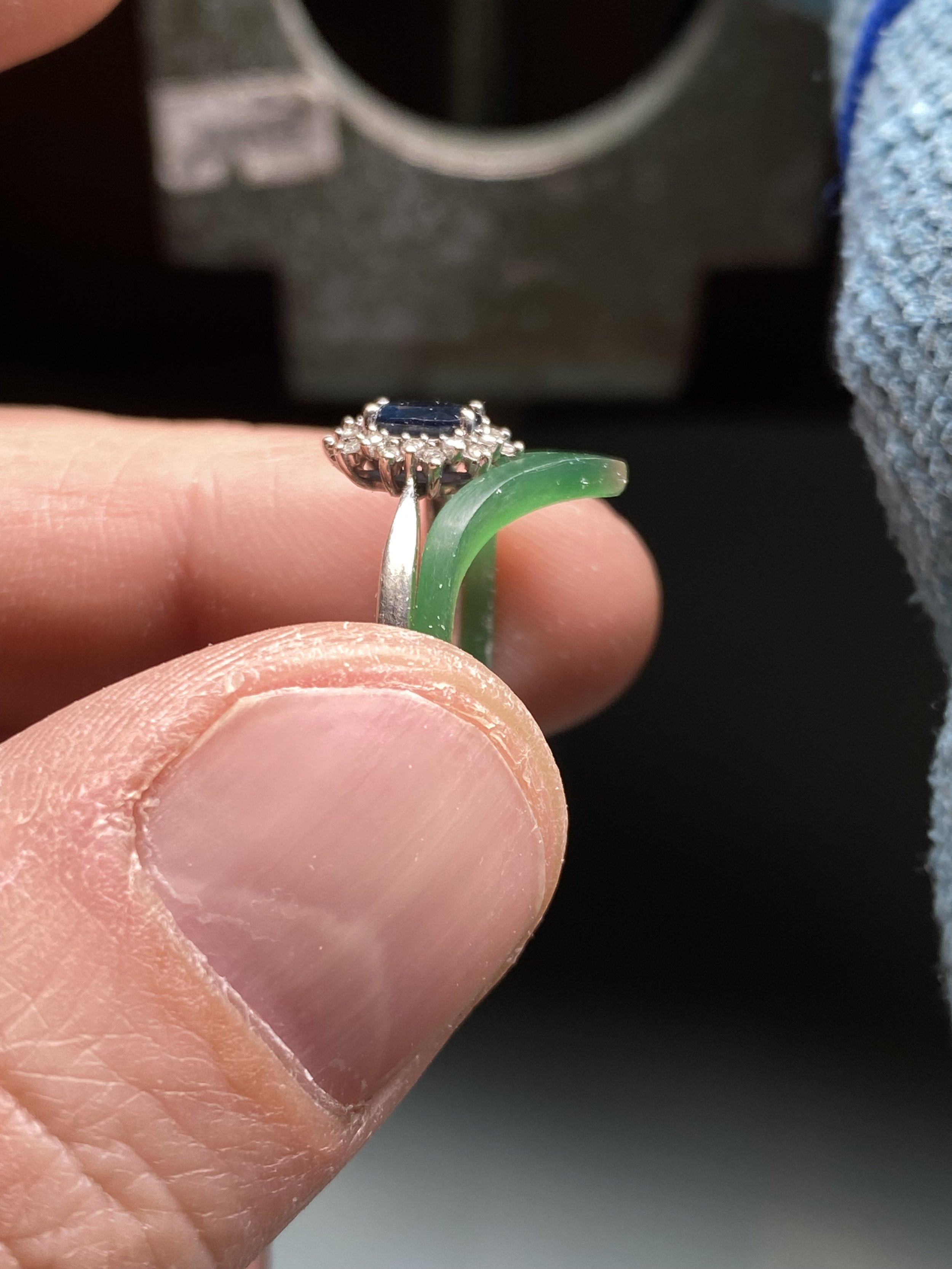 Trial run has a good look to it, but I wanted to tie in similar dimensions to the signet ring so I will again need to beef it up! 