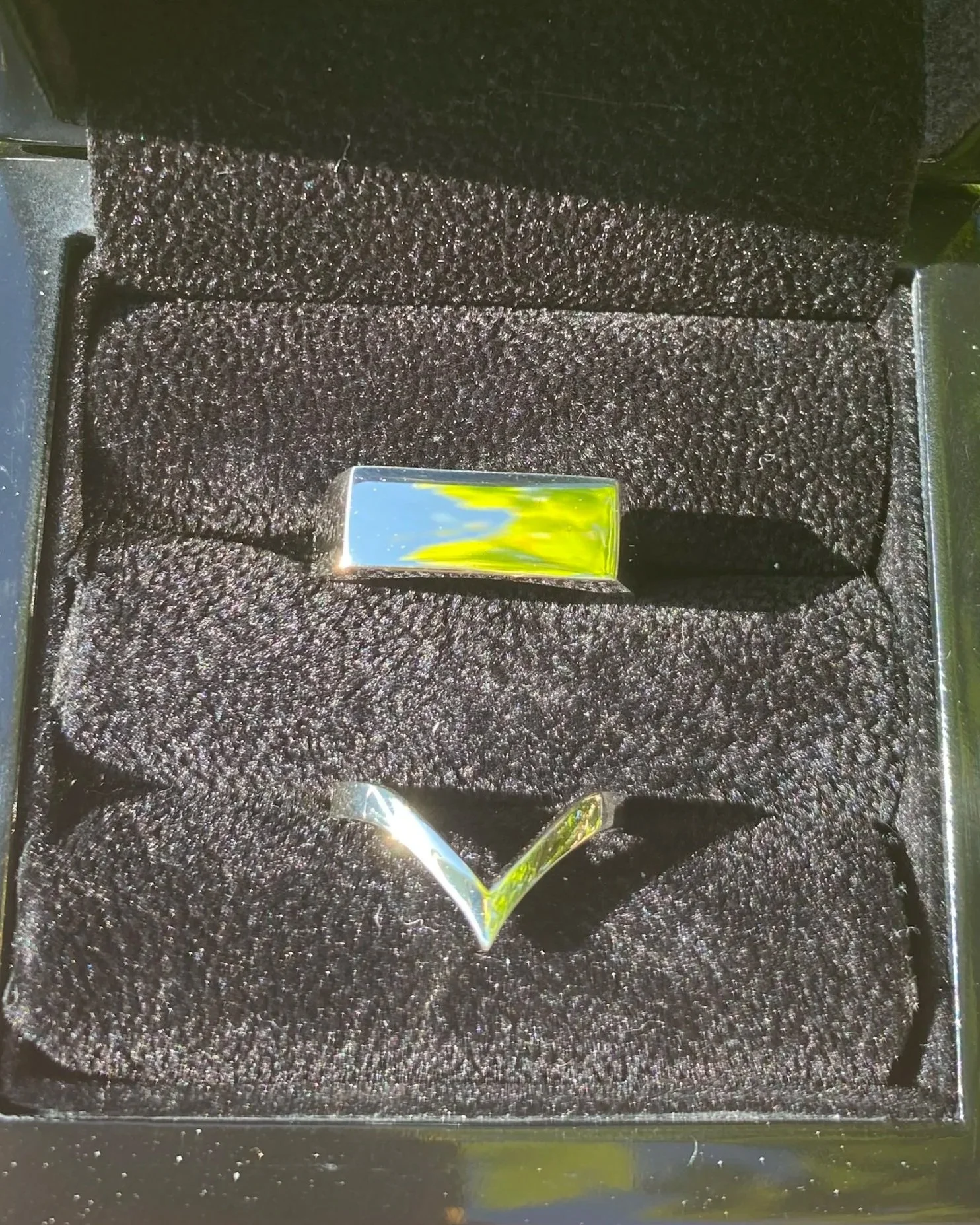 Custom Wedding Bands - 9ct White Gold