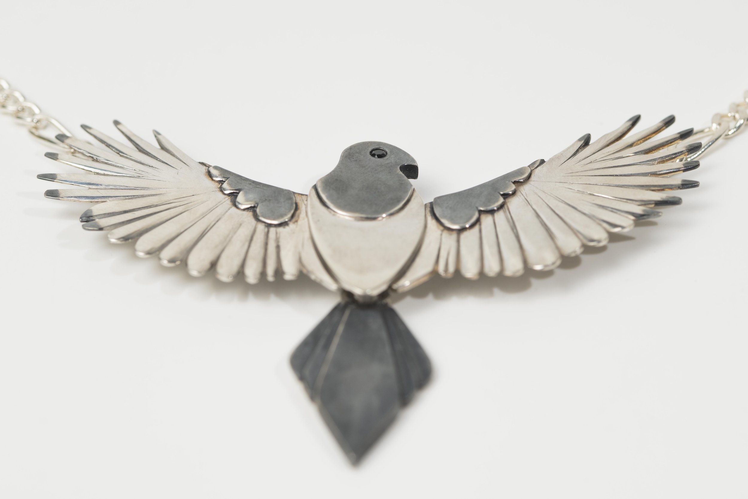 One For Sorrow - Magpie choker. 