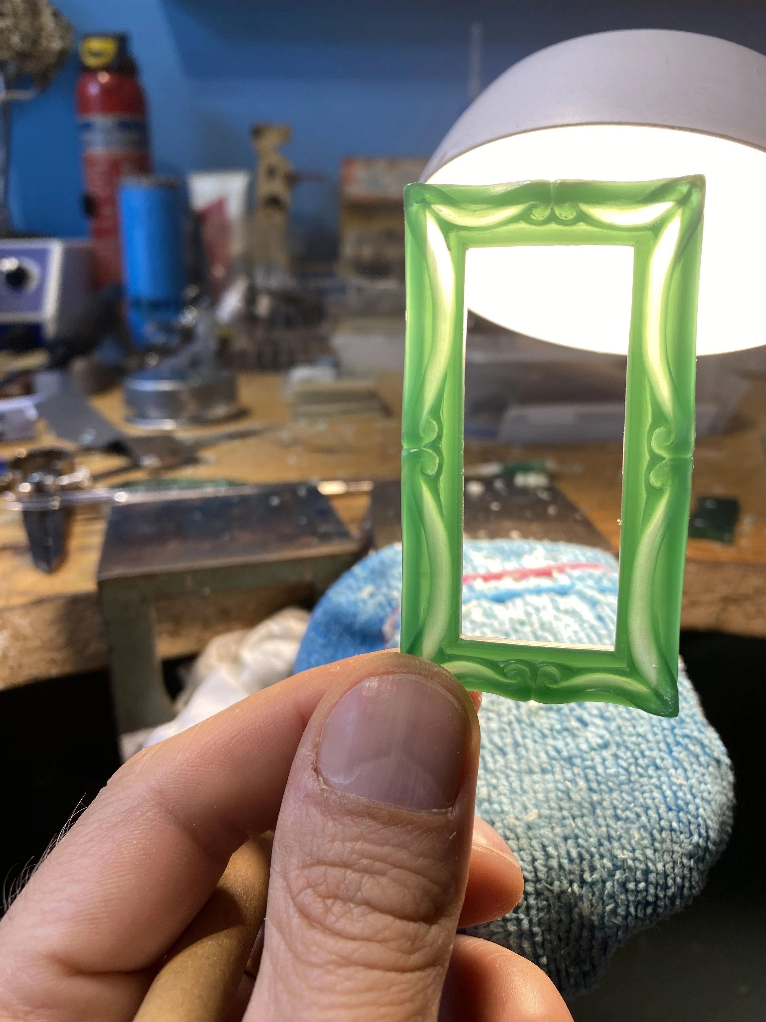 Thickness check... I think that's just about at tolerance for a casting! 