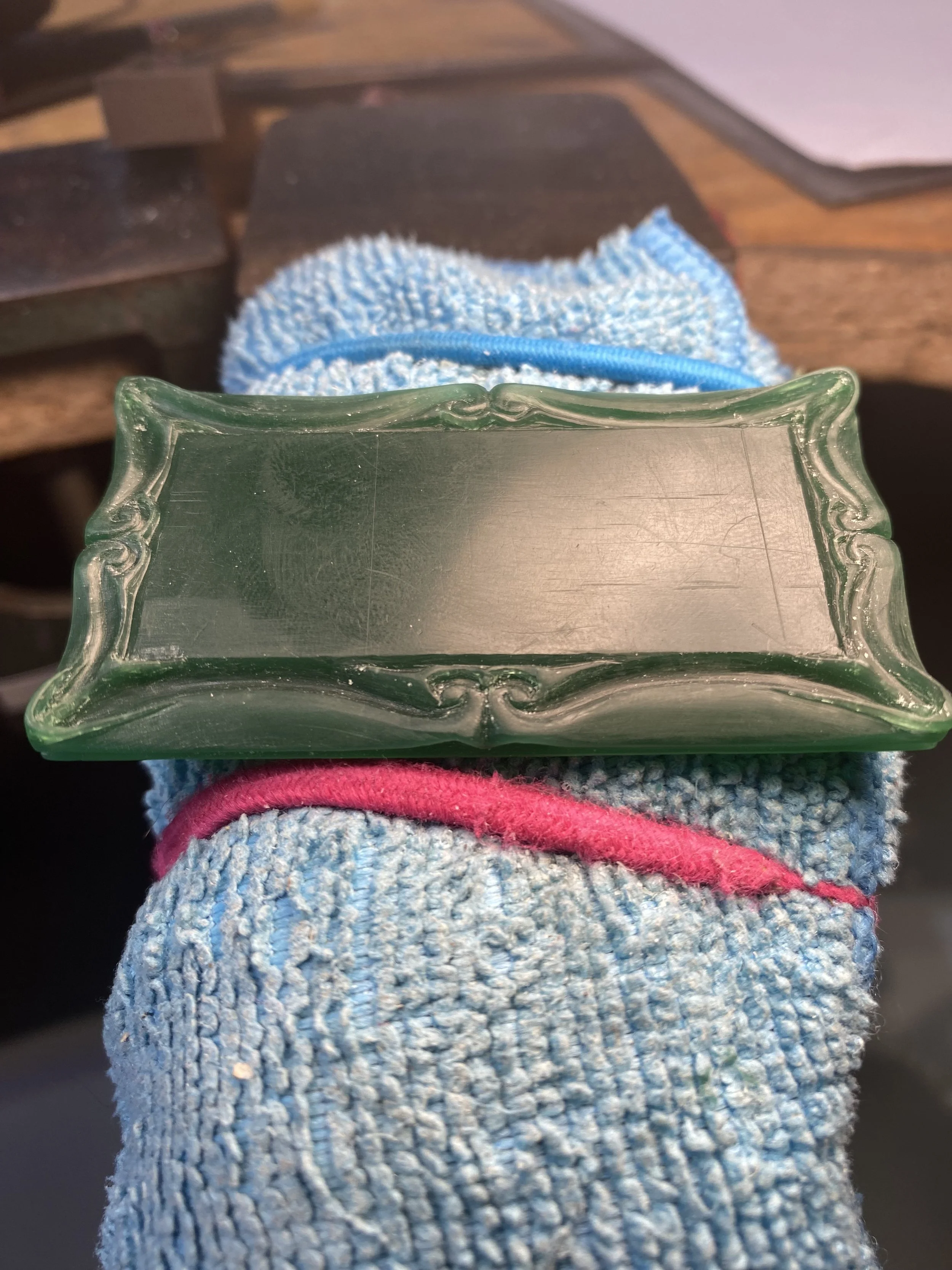 Created accentuated corners to give the piece more presence.  
