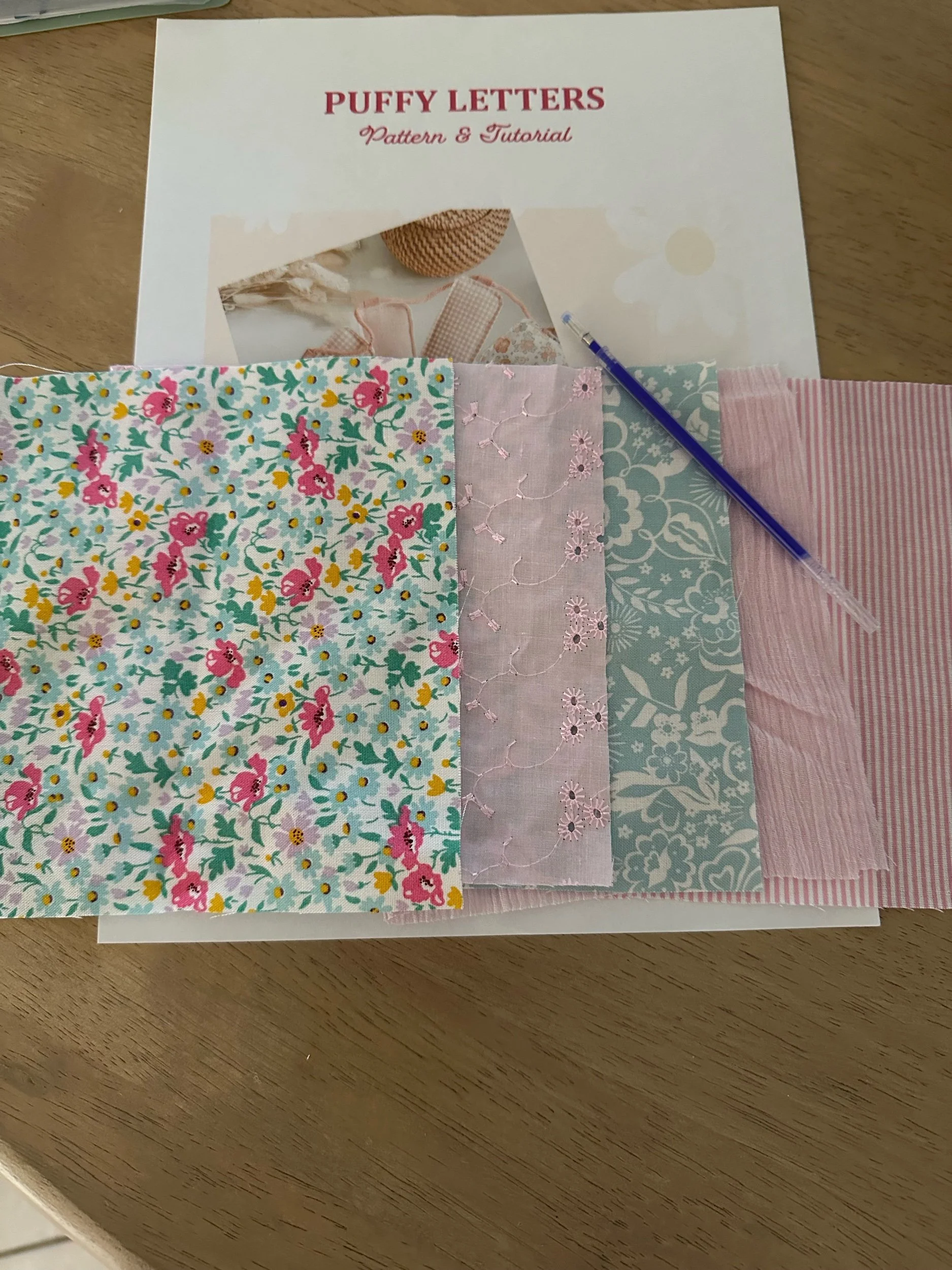 Puffy Letter Garland DIY Kit