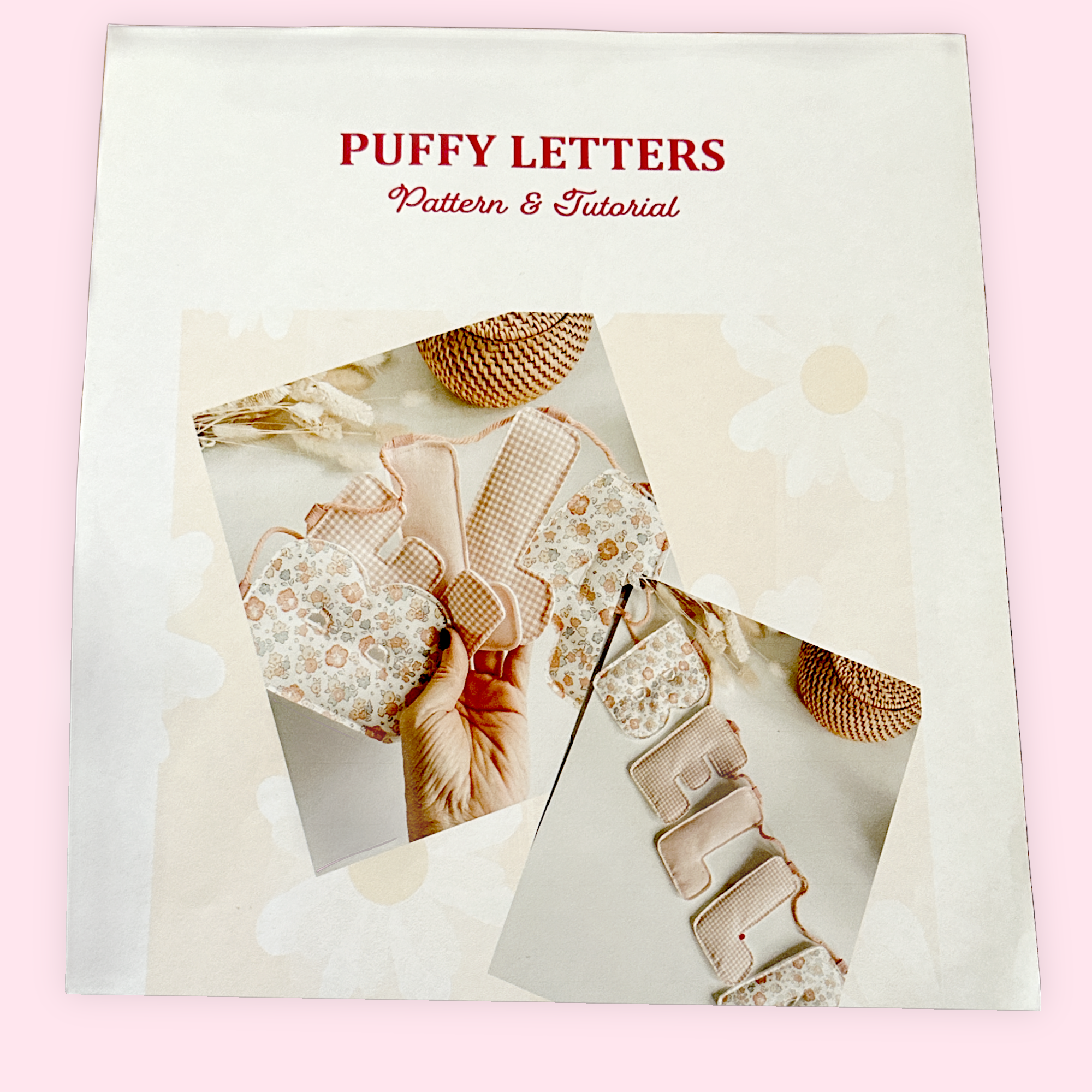Puffy Letters Pattern and Tutorial Download