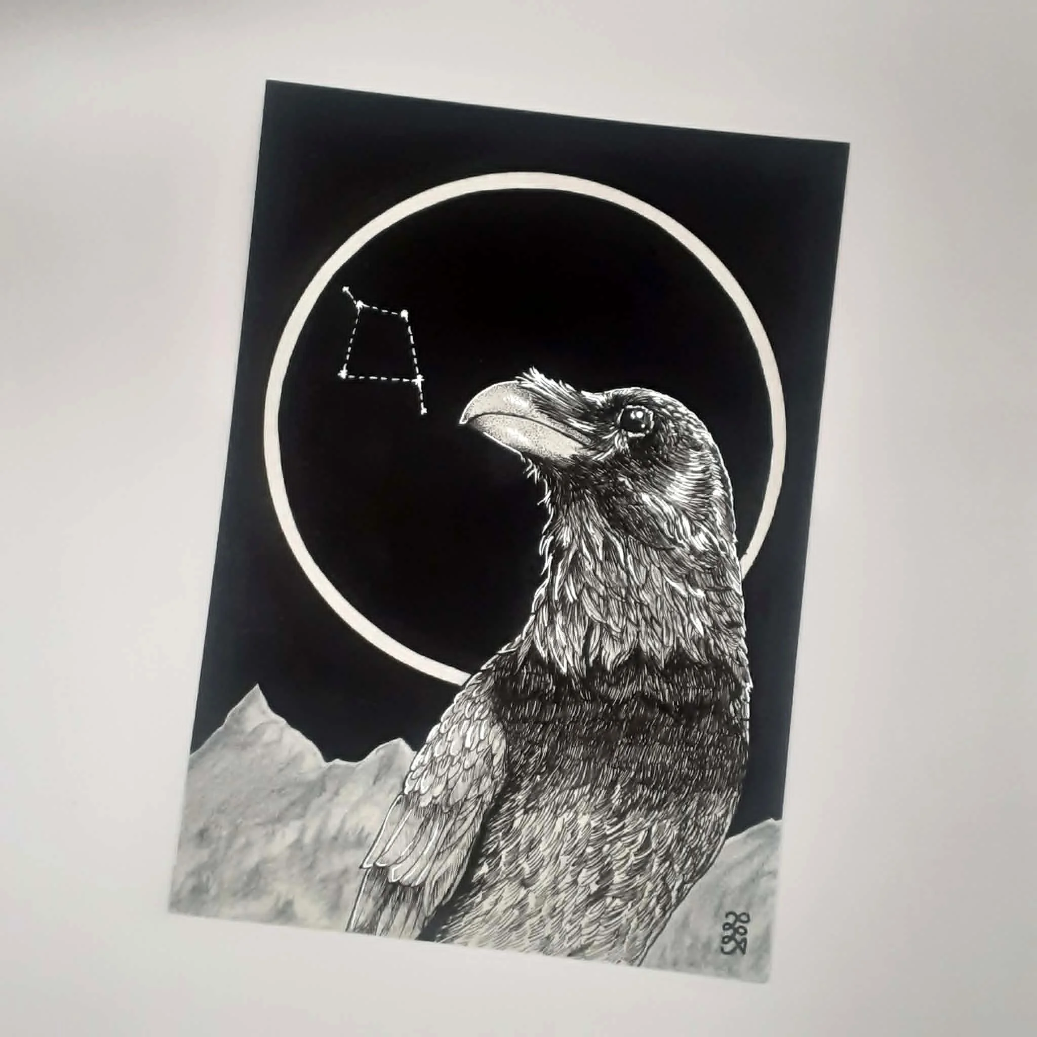 Lunar Raven Giclee print