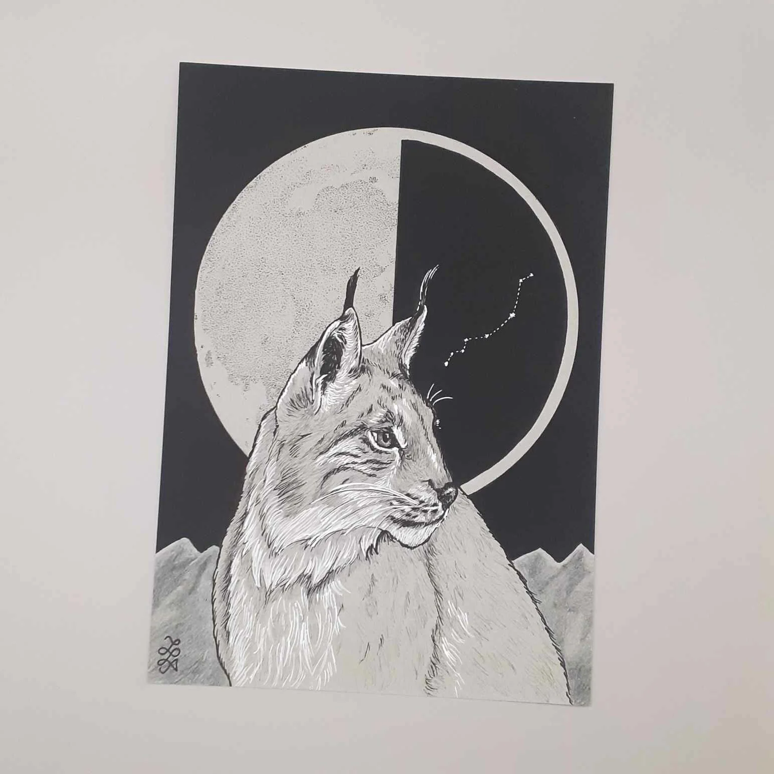Lunar Lynx Giclee print