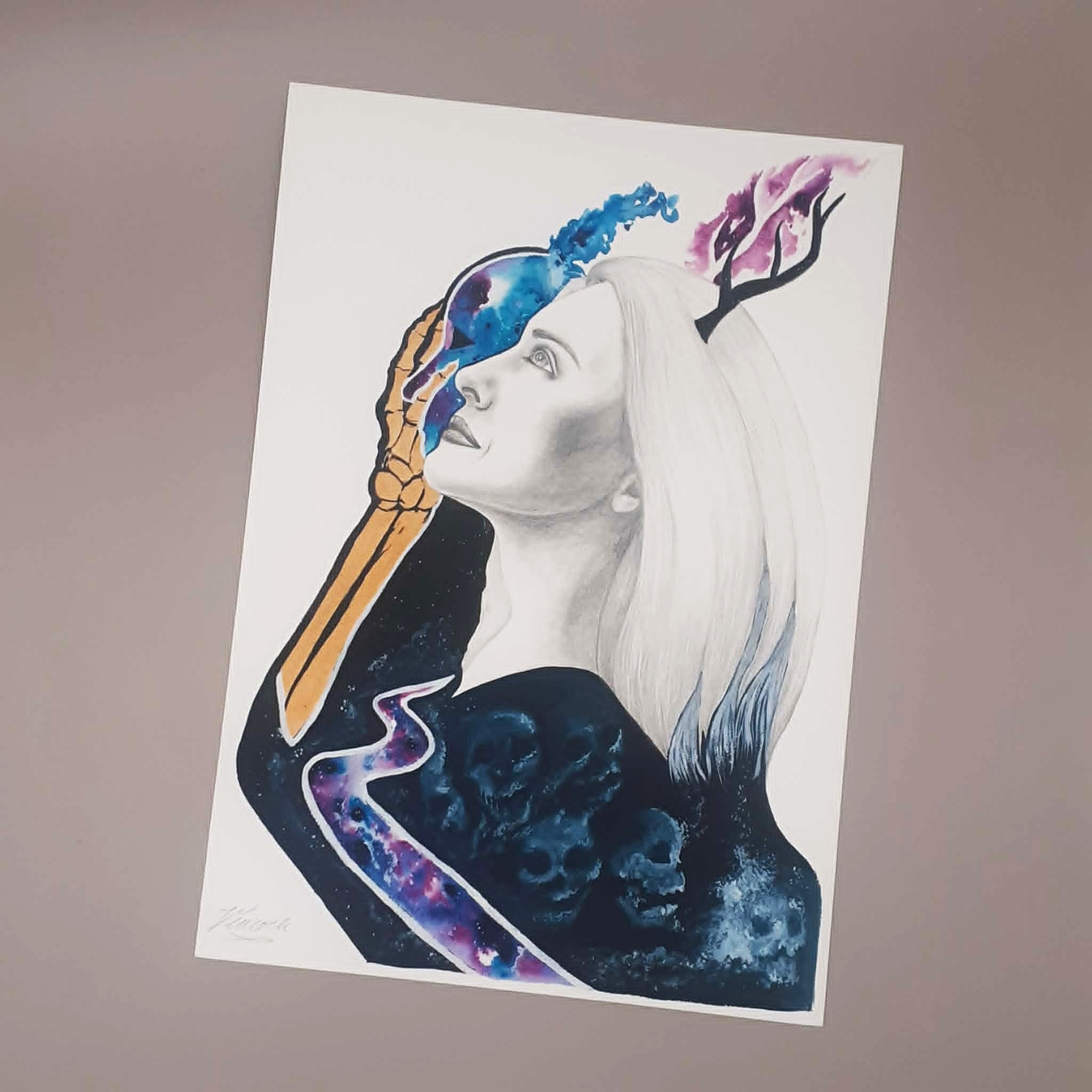 Laying Bare the Bones Giclee print