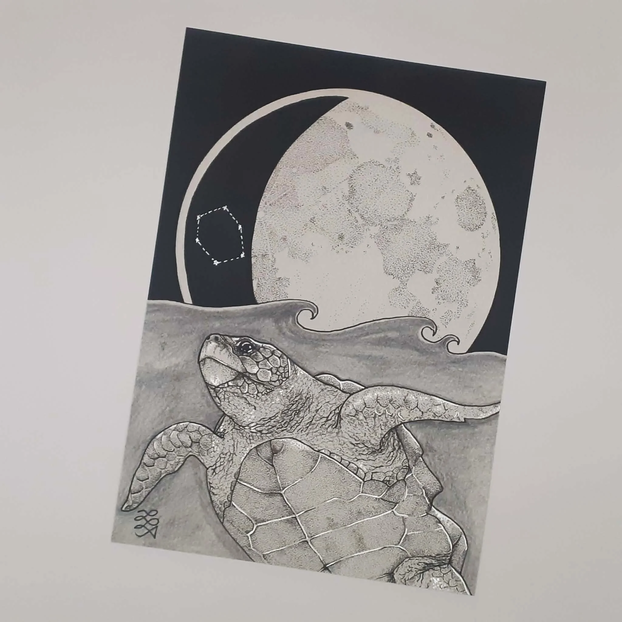 Lunar Turtle Giclee print