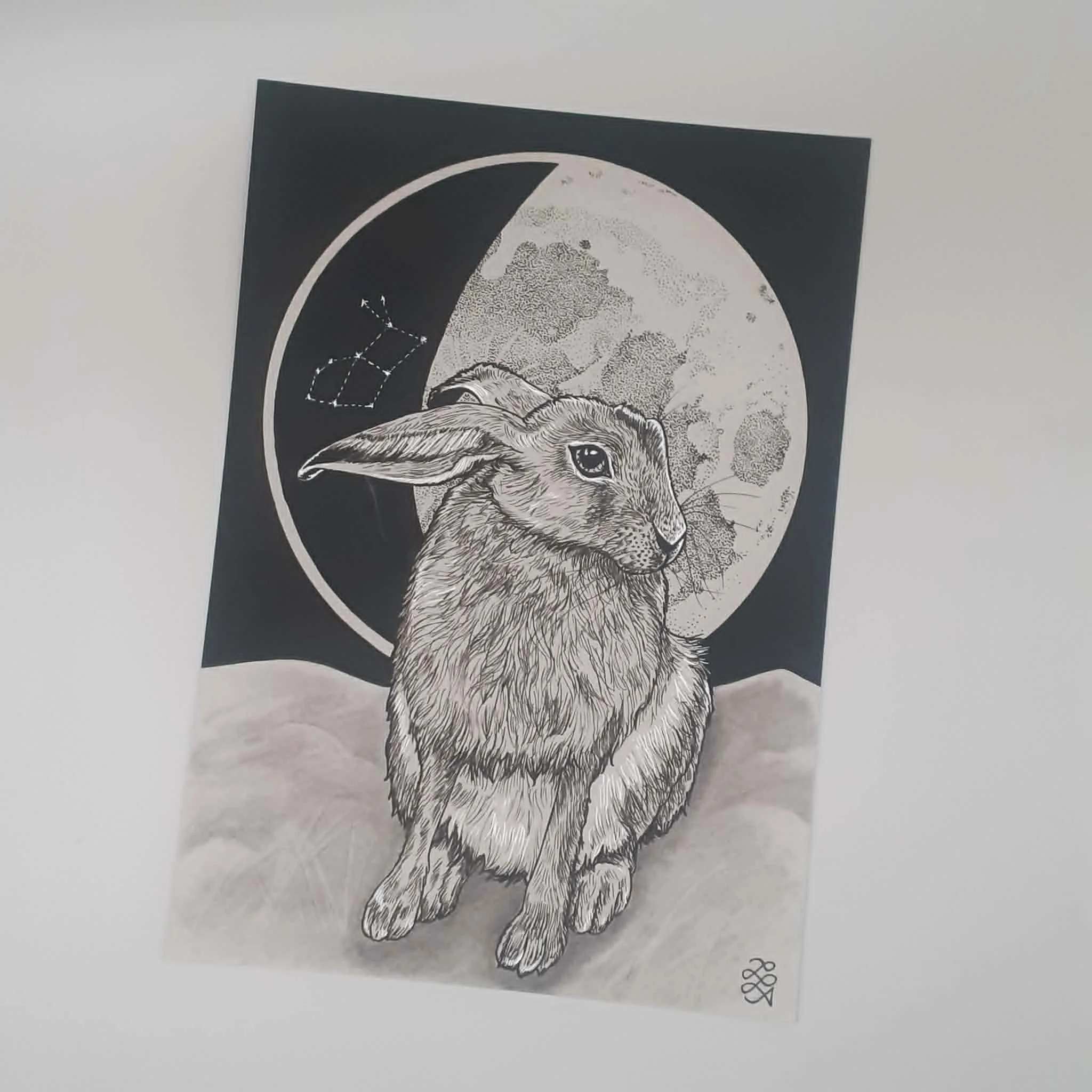 Lunar Hare Giclee print