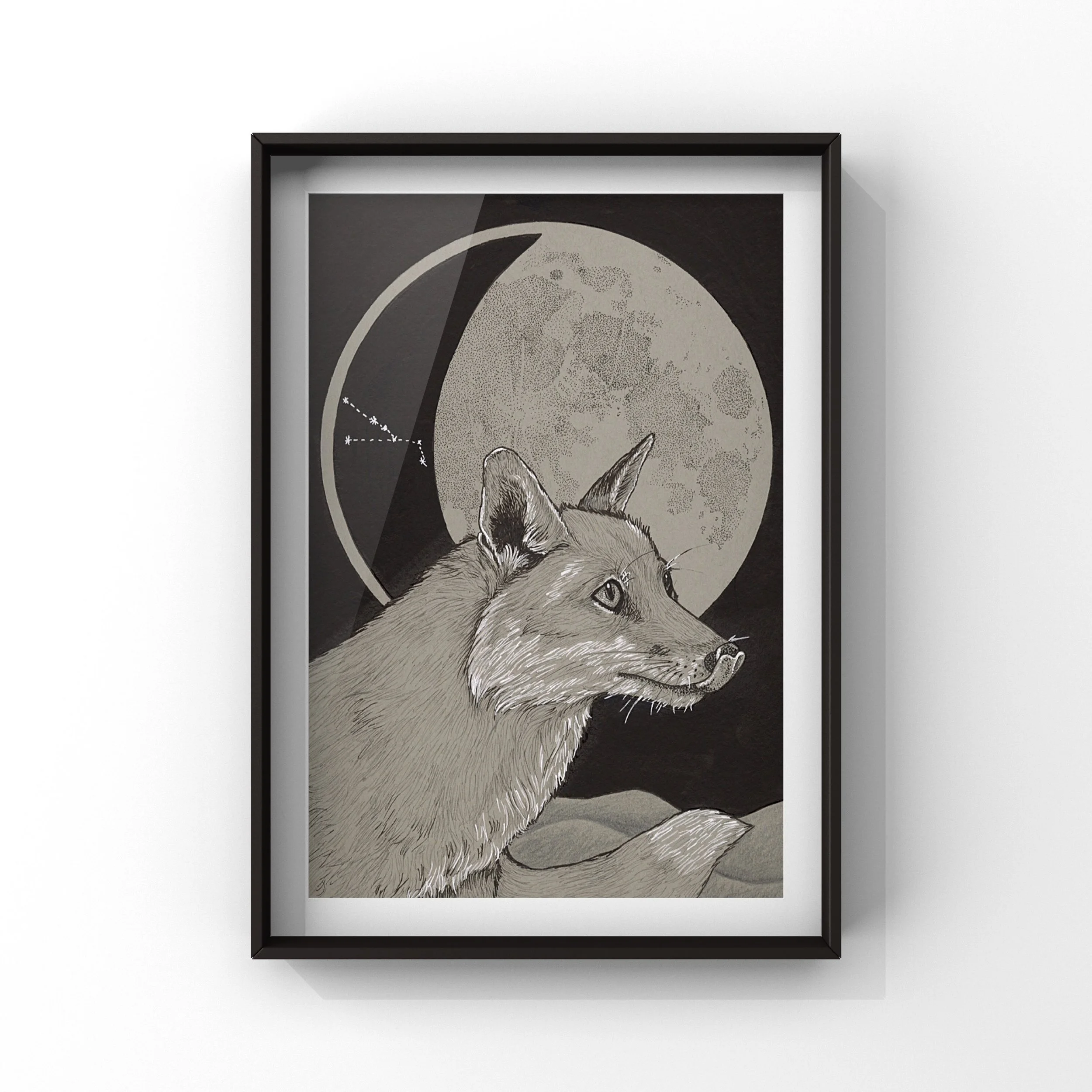 Lunar Fox Giclee print