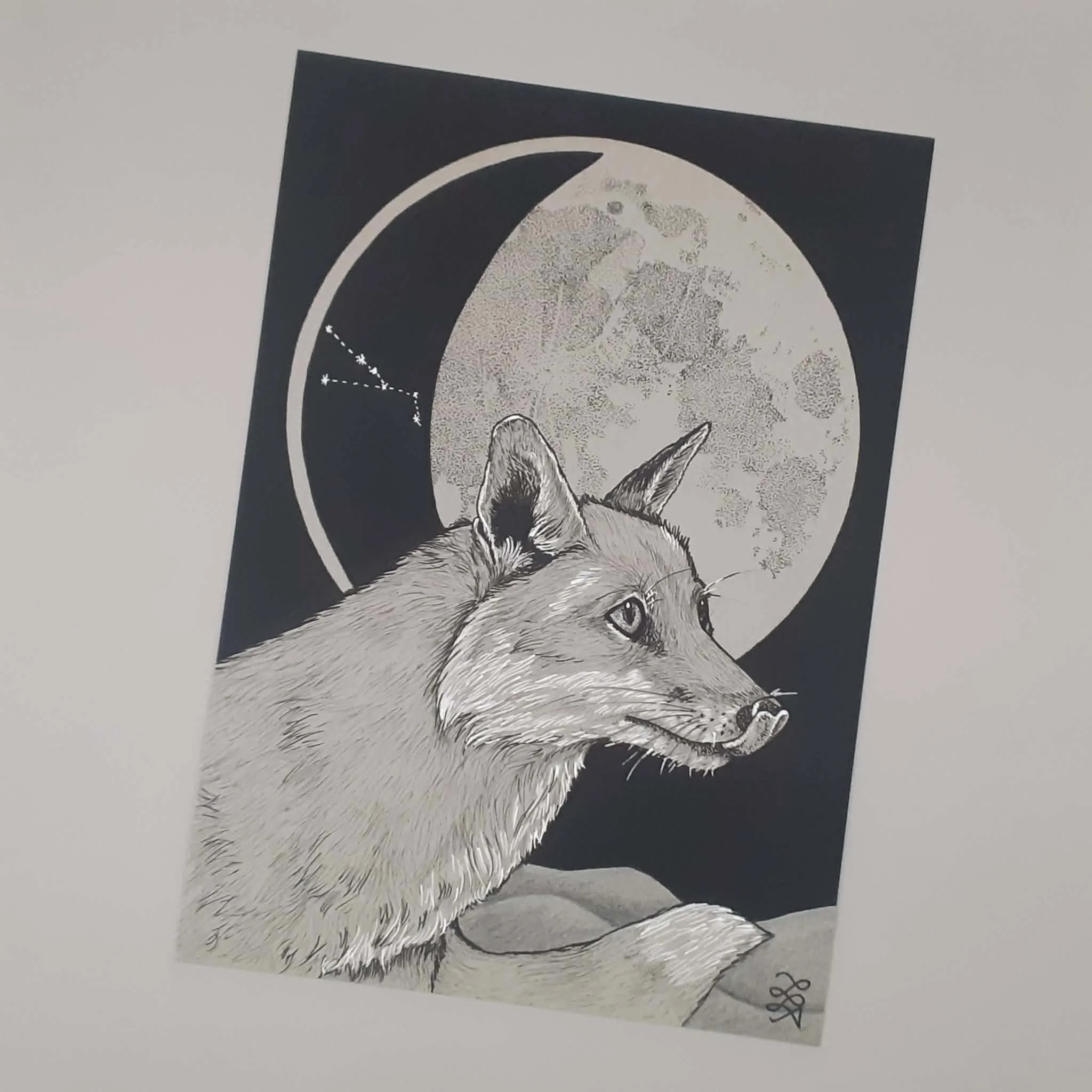 Lunar Fox Giclee print