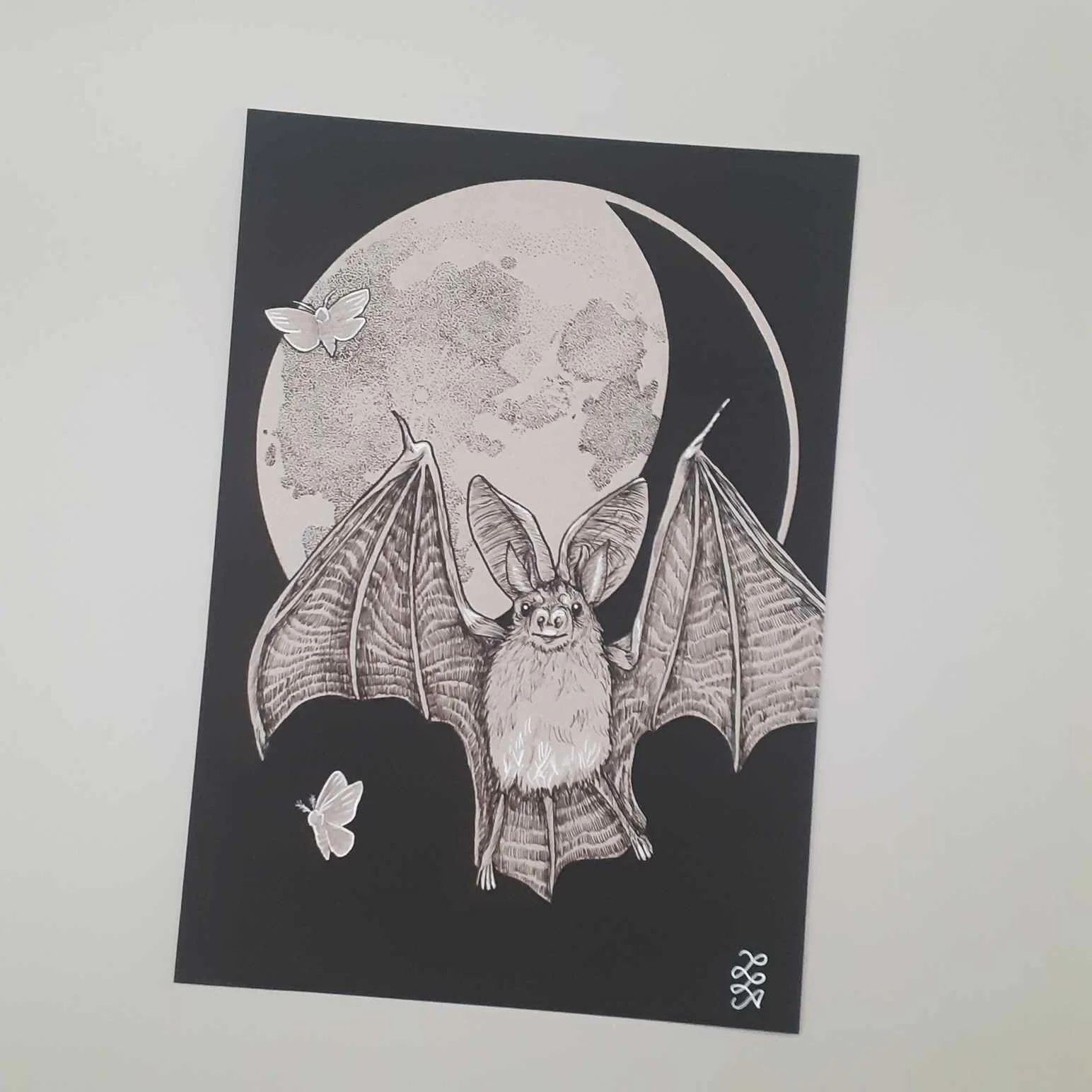 Lunar Bat Giclee print