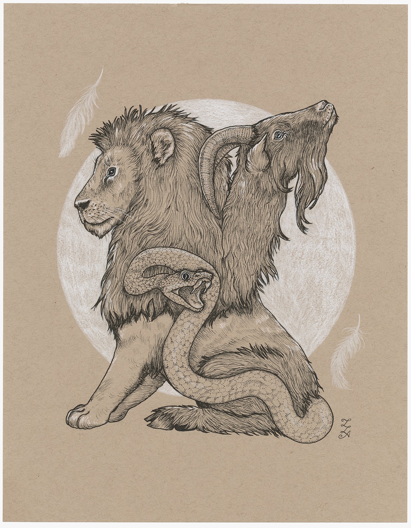 The Chimera Giclee print