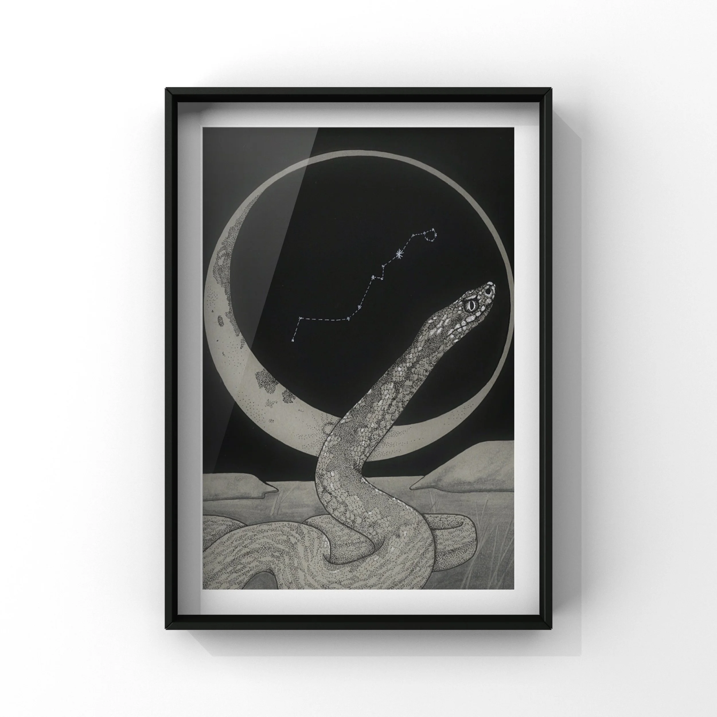 Lunar Snake Giclee print