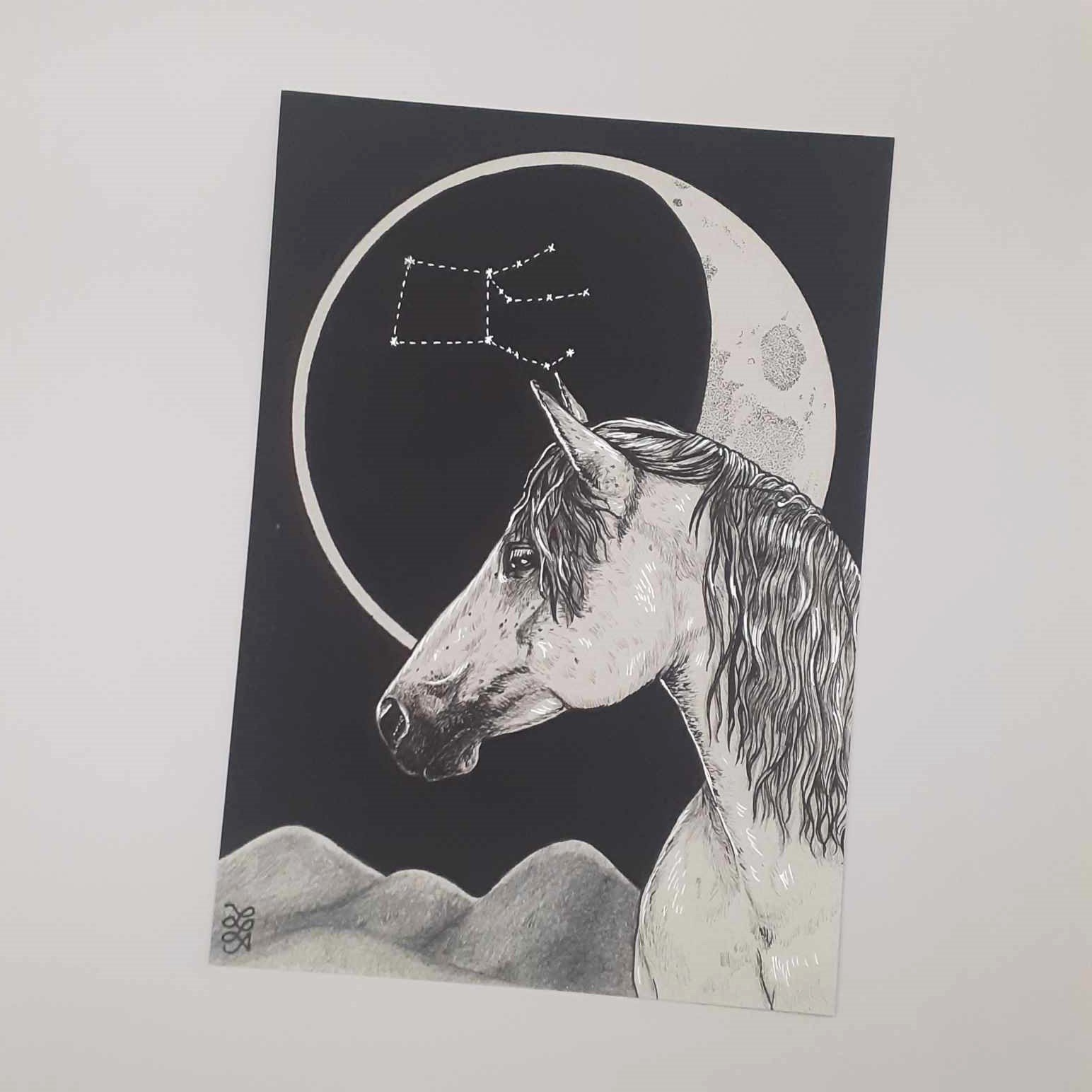 Lunar Horse Giclee print