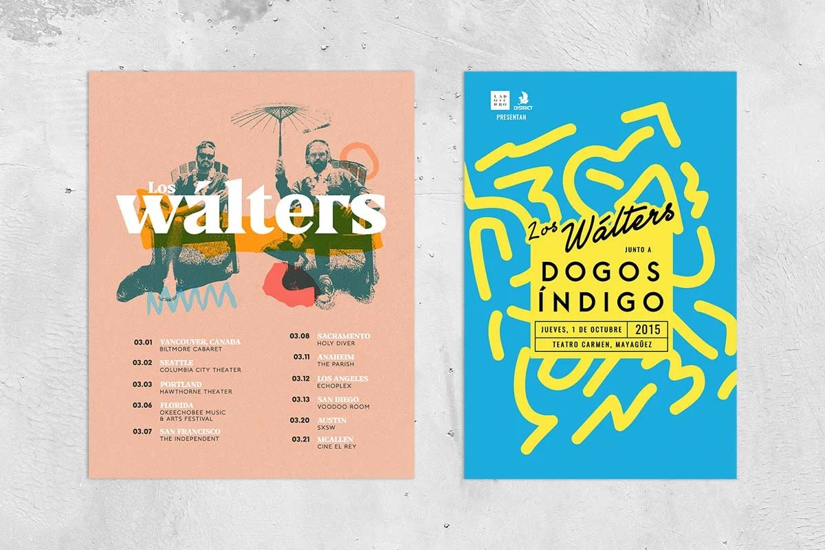 Los Walters • Diseño de Afiches