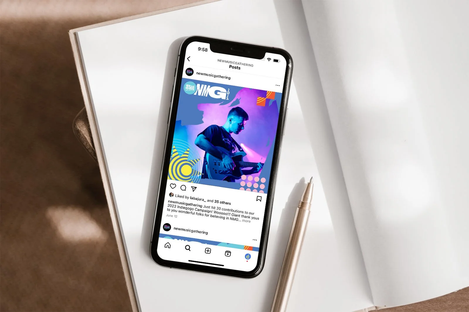 New Music Gathering •&nbsp;Diseño de Plantillas para Redes Sociales