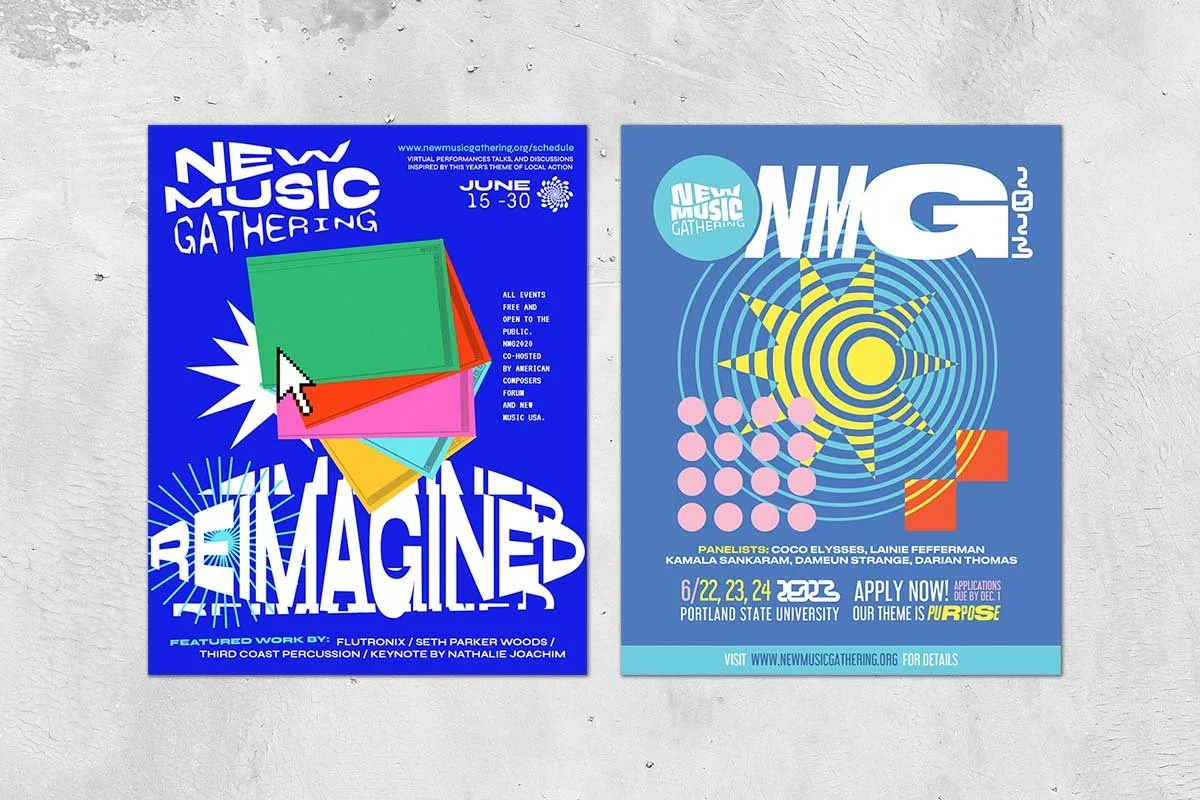 New Music Gathering •&nbsp;Diseño de Posters
