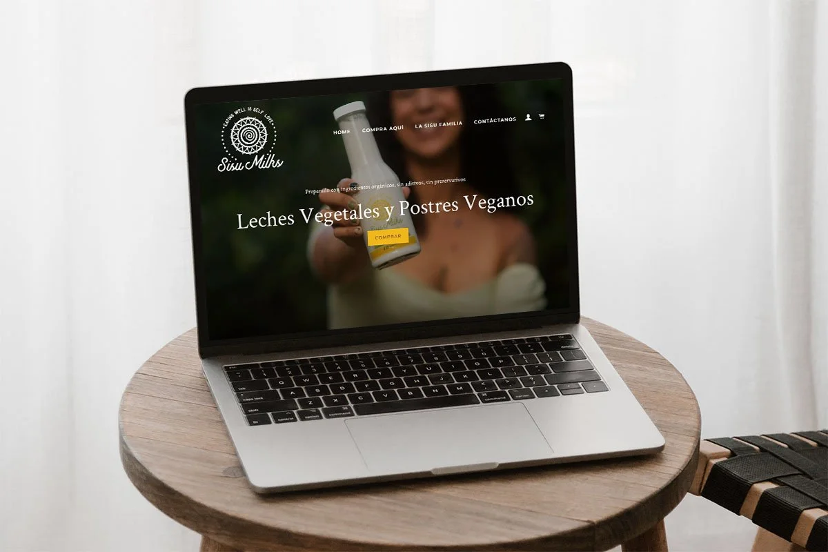 Sisu Milks • Diseño de Website en Shopify
