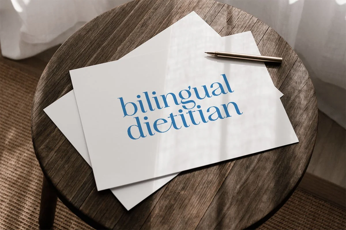 Bilingual Dietitian • Rediseño de Logo y Branding