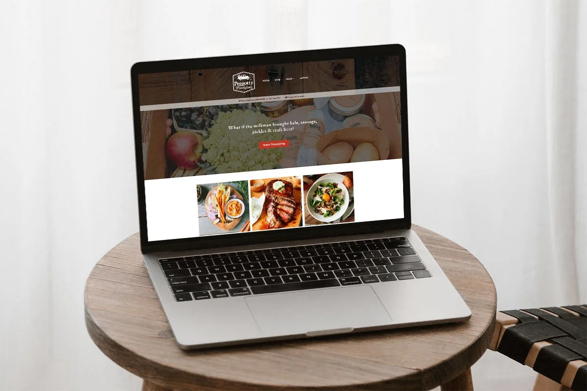 Diseño de website para un servicio de comidas