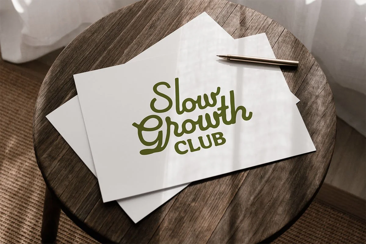 Slow Growth Club • Diseño de Logo
