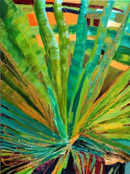 Phoenix 3, 2014, Mixed Media : Oil & ink on canvas, (80X60 cm), Private Collection