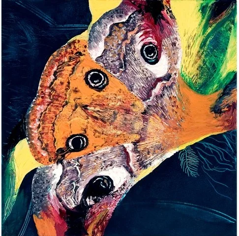 Observation, 2004, Oil on canvas, (40X40 cm), Private Collection