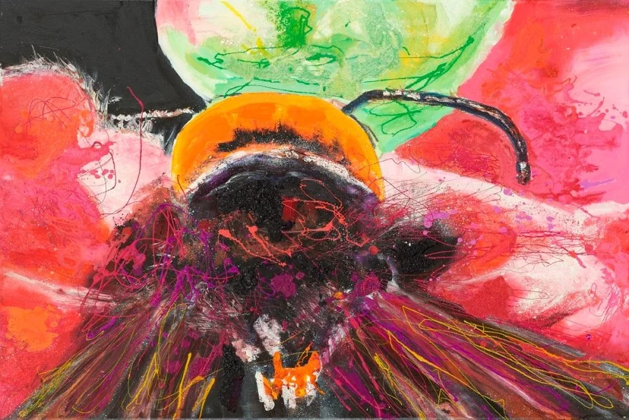Fertility 1, 2012, Mixed Media : Oil & ink on canvas, (60X90 cm), Private Collection