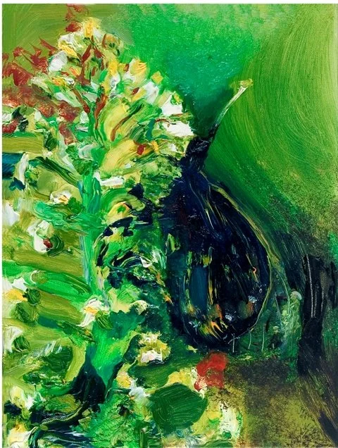 Climbing, Oil on canvas, (40X35 cm), Artist Collection