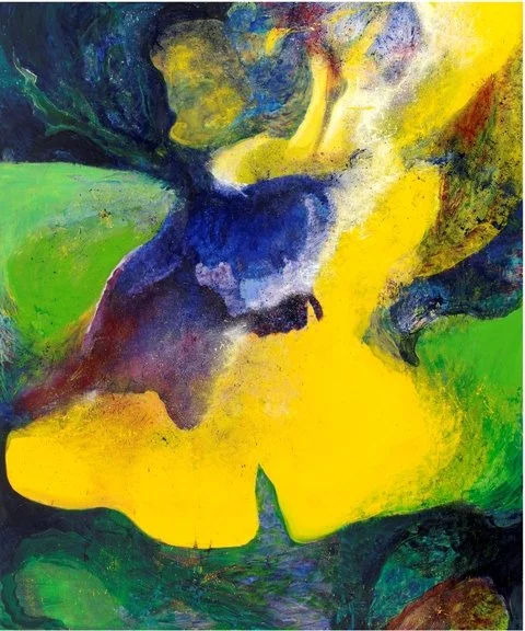 Yellow Orchid, 2005, Oil on canvas, (180X150 cm), Private Collection