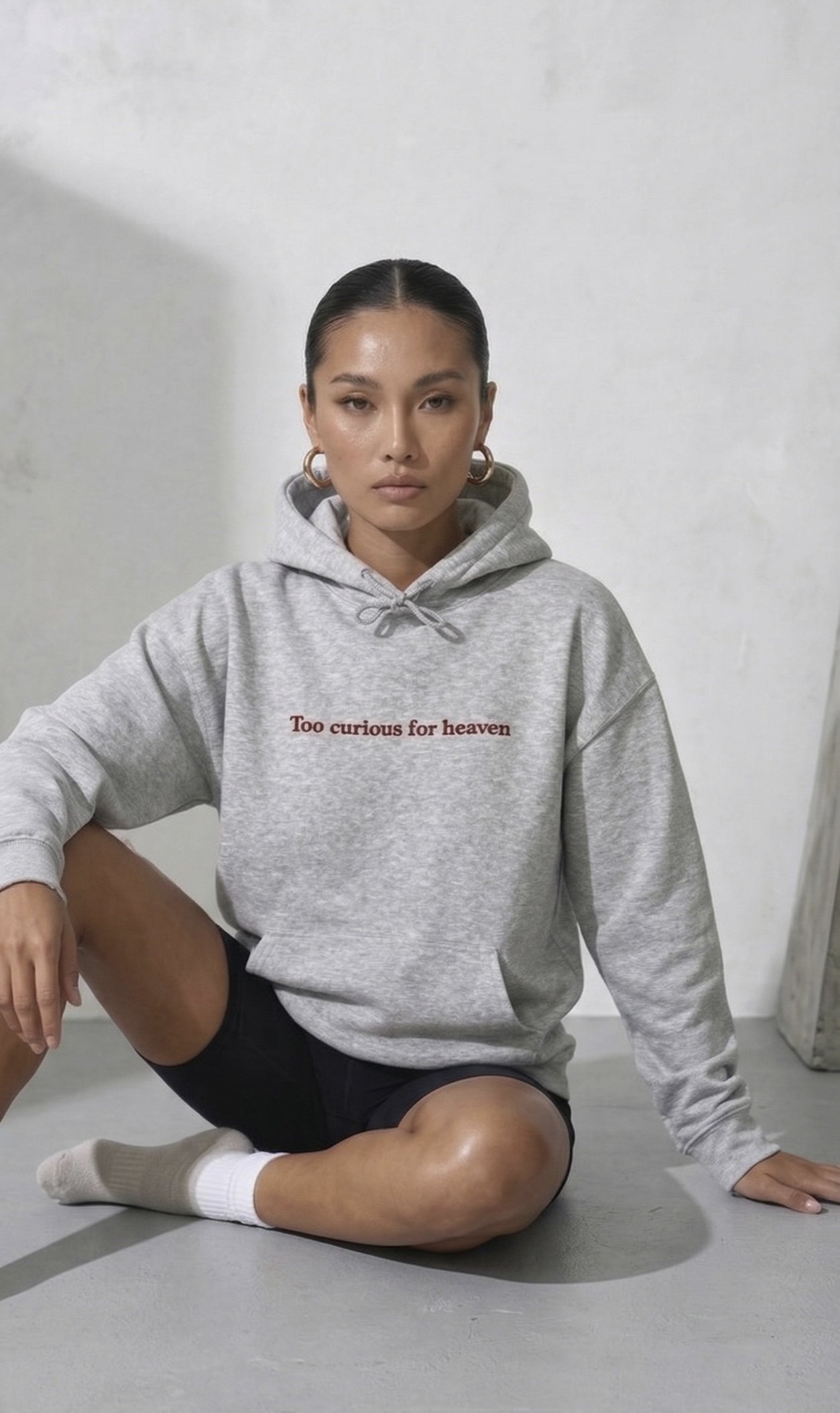 Too Curious for Heaven Hoodie