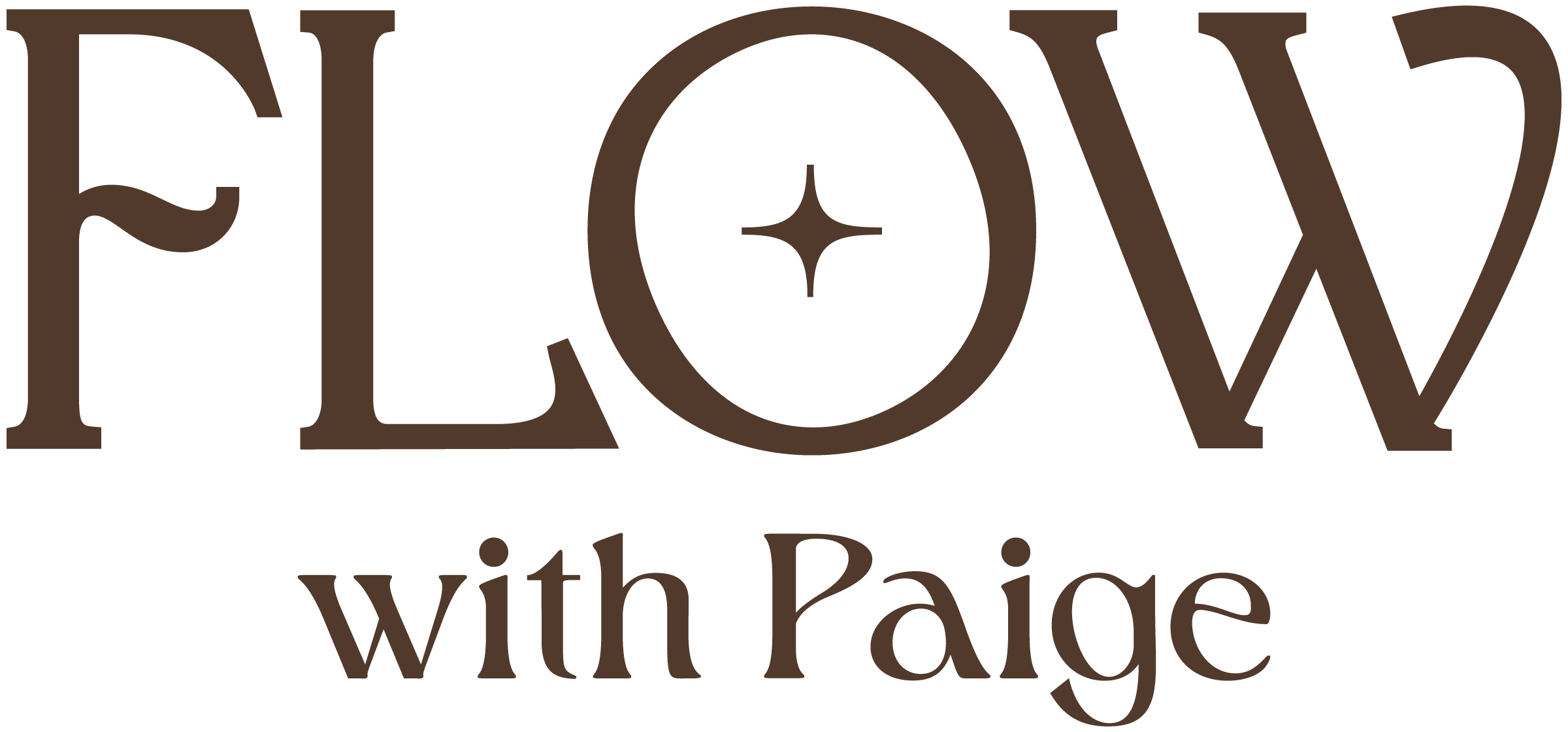 Flow with paige logo as menstrual health practitioner