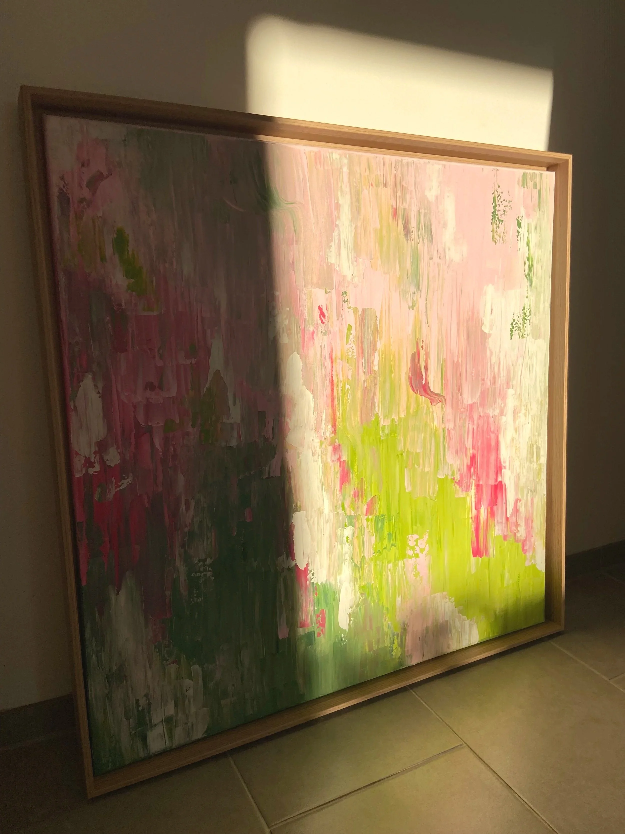 "Erwachen" 80x80 cm