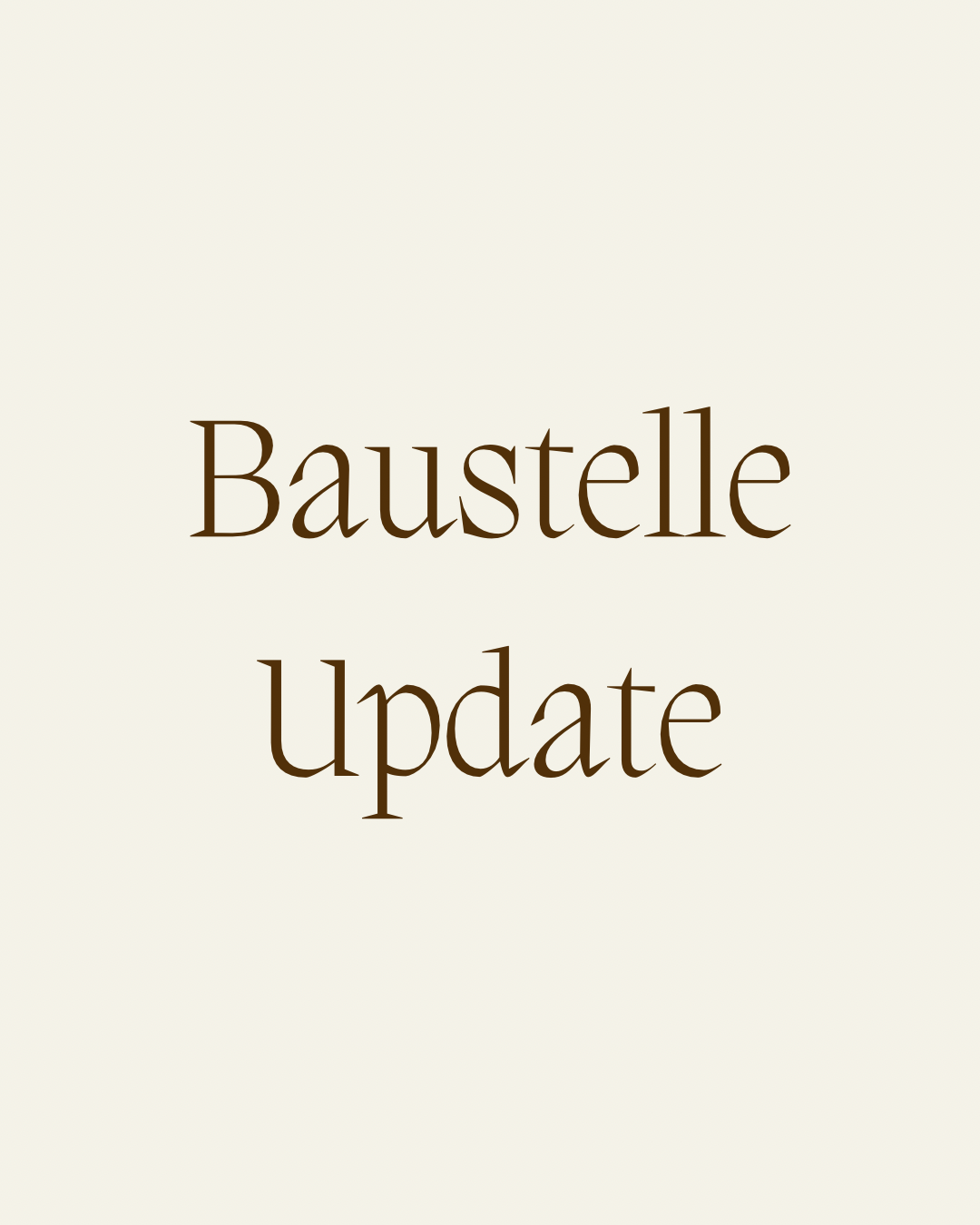 Instagram Bild zum Baustellen Update beim Kafi Gonten
