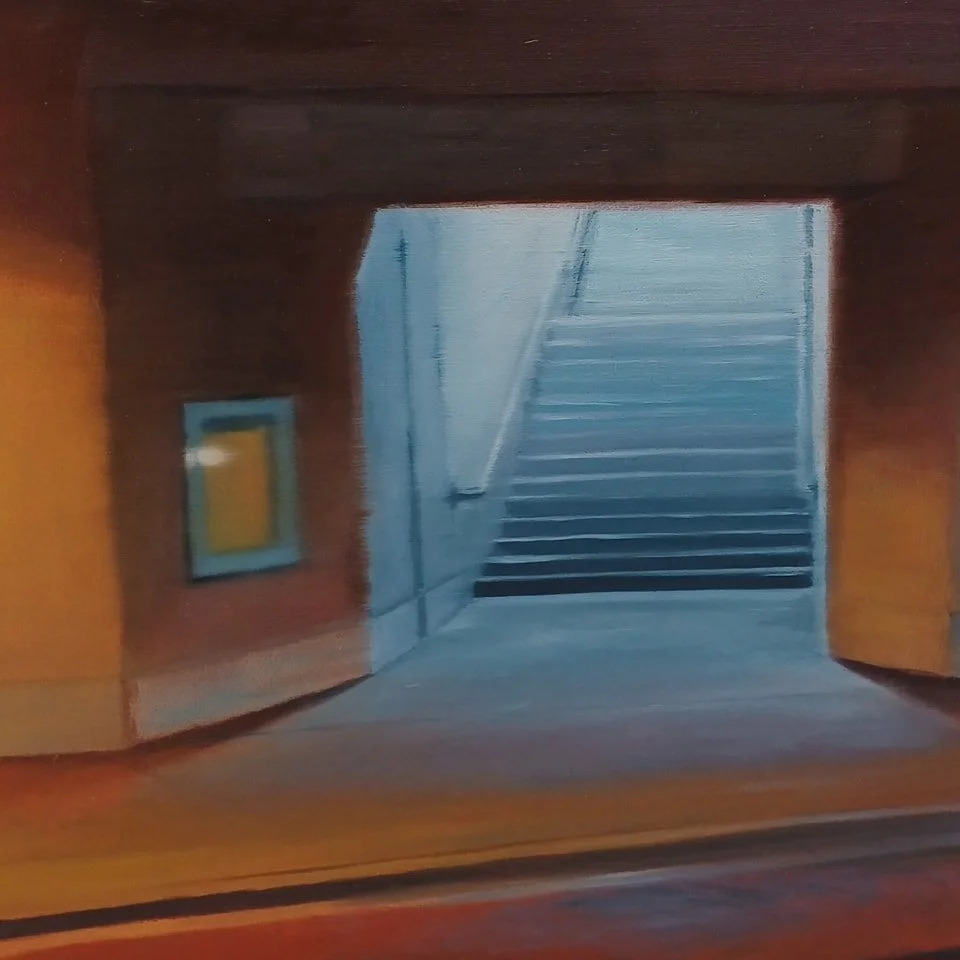 betonulpen and Mikael Jacobsson "Stairway to Linden" Hannover 2022 | oil painting 2023