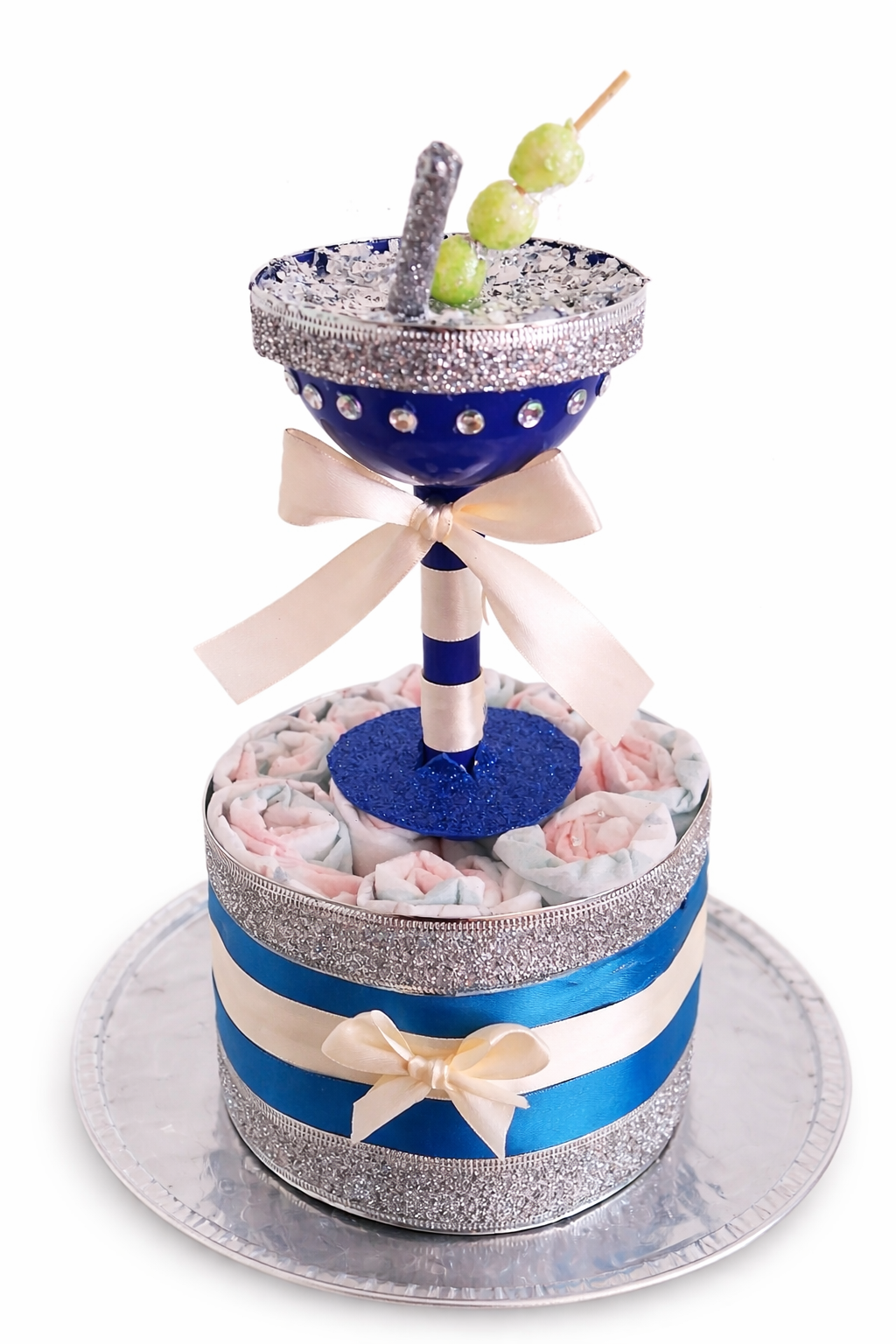 "Martini Time" Nappy Cake