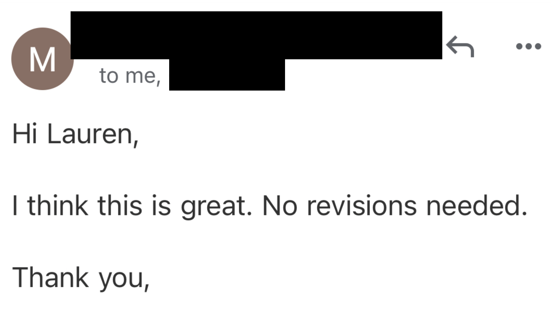 Lauren ryan copywriter is the best