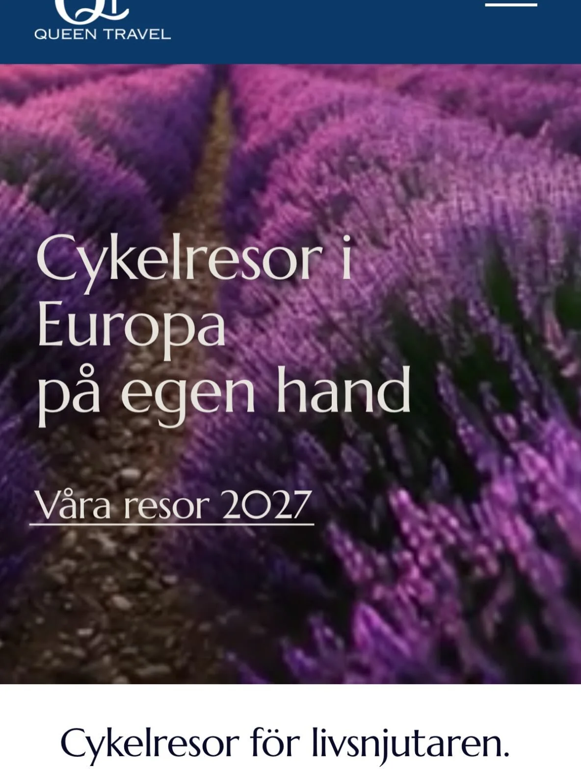 Nu &auml;r Queen Travel nya hemsida sl&auml;ppt 🚴🏻🥰🌟
Fylld med inspiration inf&ouml;r din n&auml;sta cykelresa💕