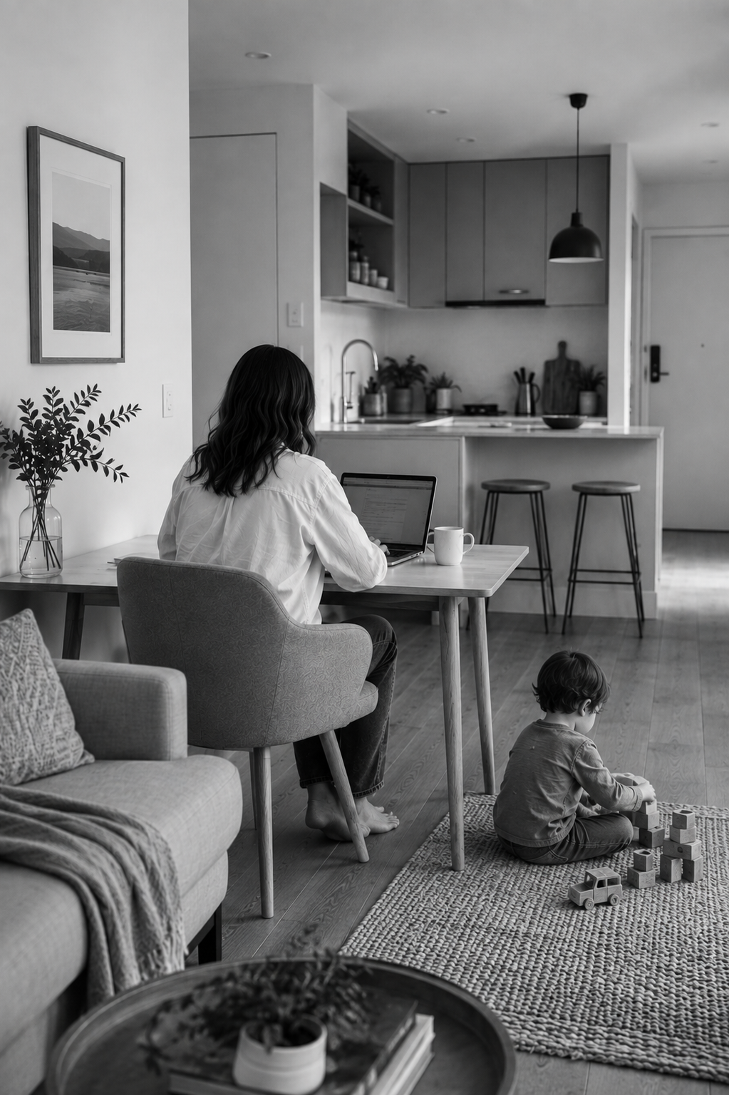 A simple, furnished home gives families the foundation to live, work and thrive.