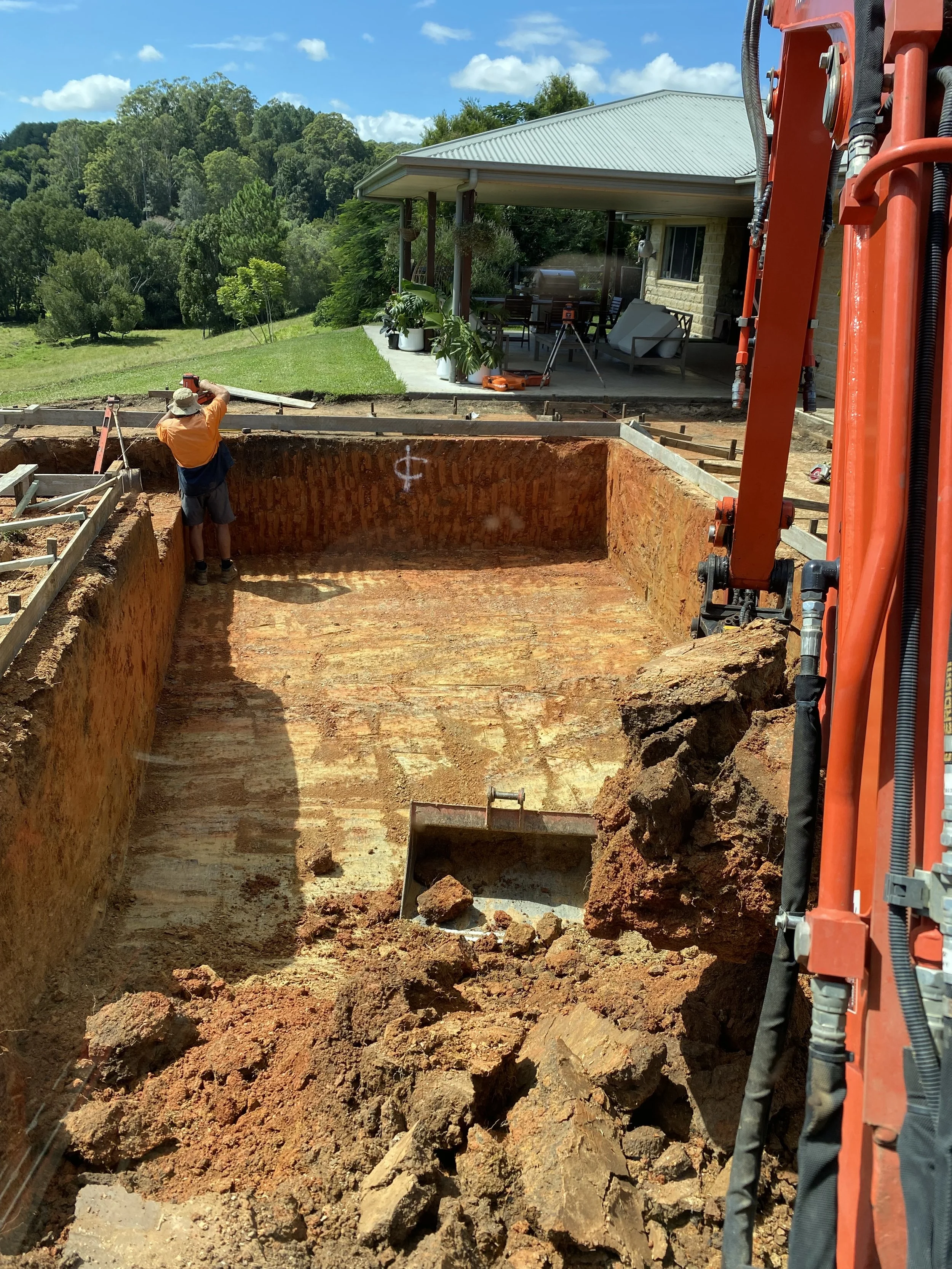 Earthmoving works in progress Gold Coast to Byron Bay
