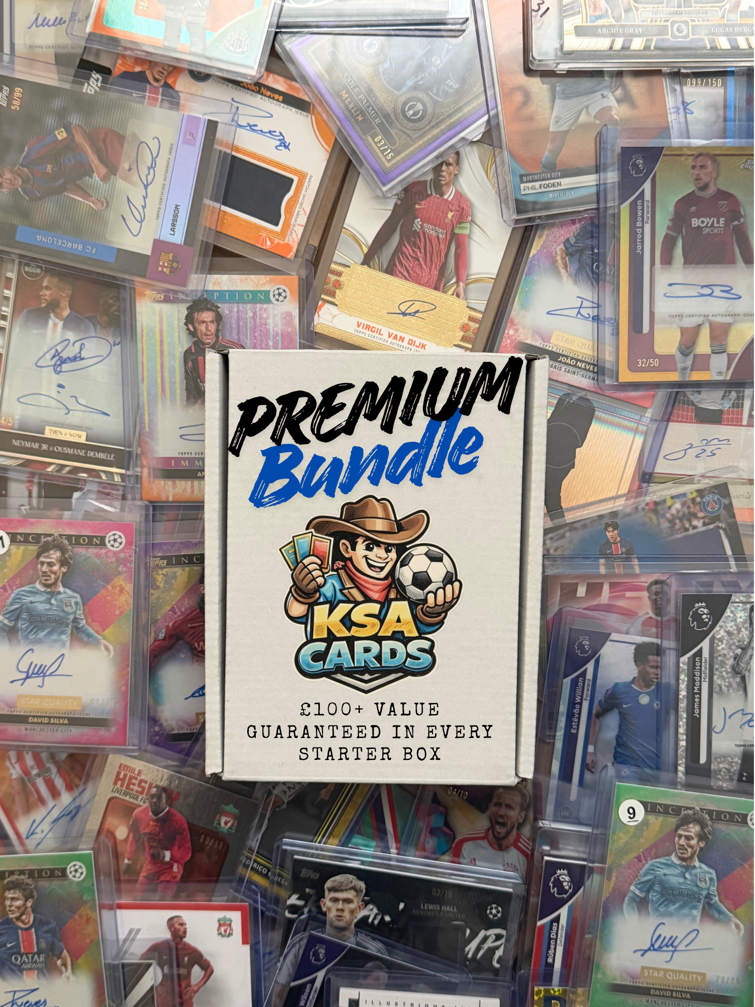 Football Cards: Premium Bundle (£100+ Value)