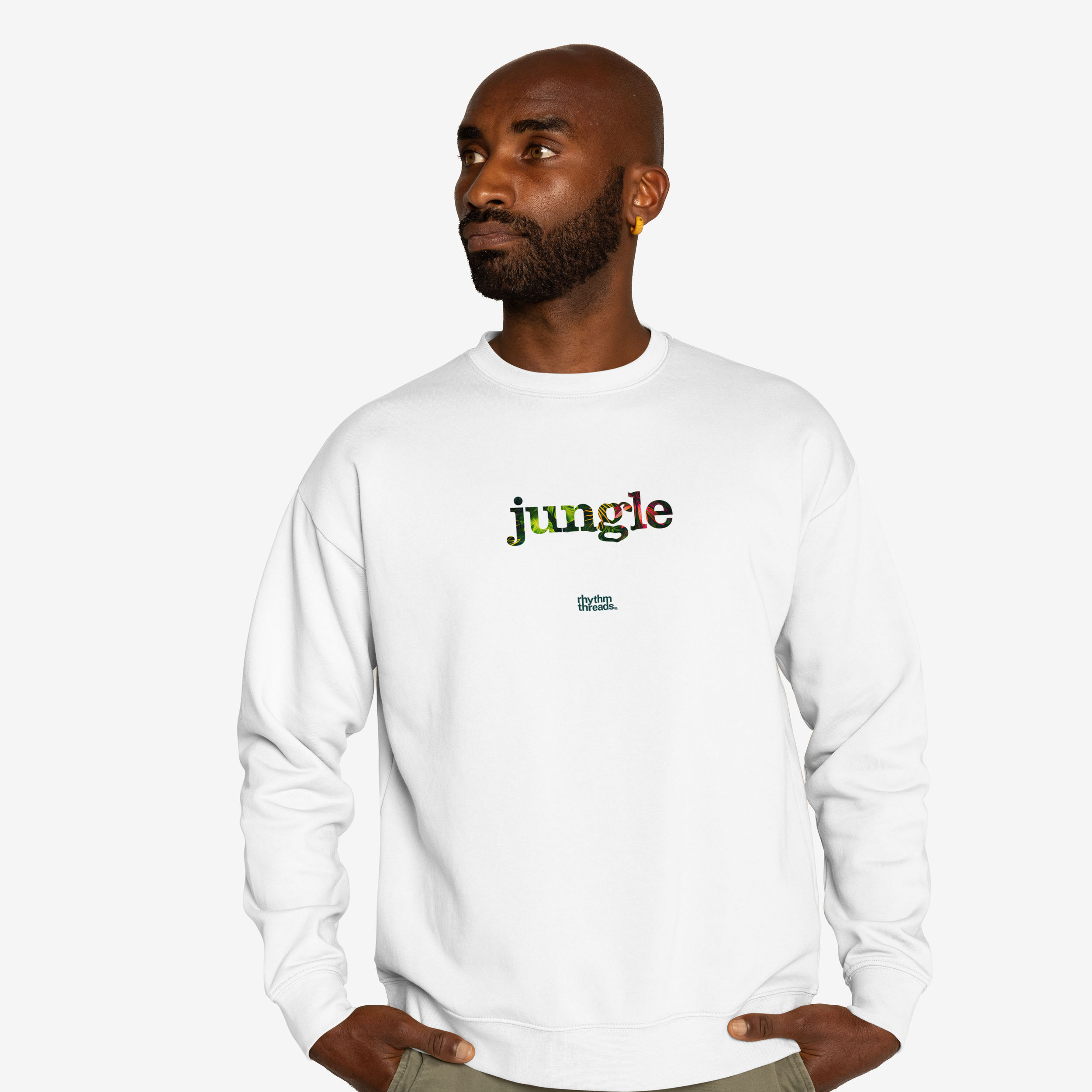 'Jungle' white sweatshirt • £60
