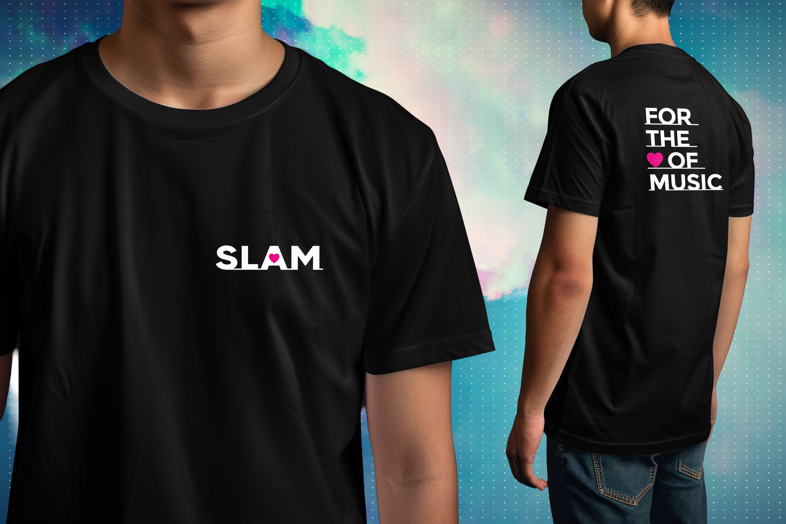 2 x black SLAM T-shirt on man mockup_sky BG.png