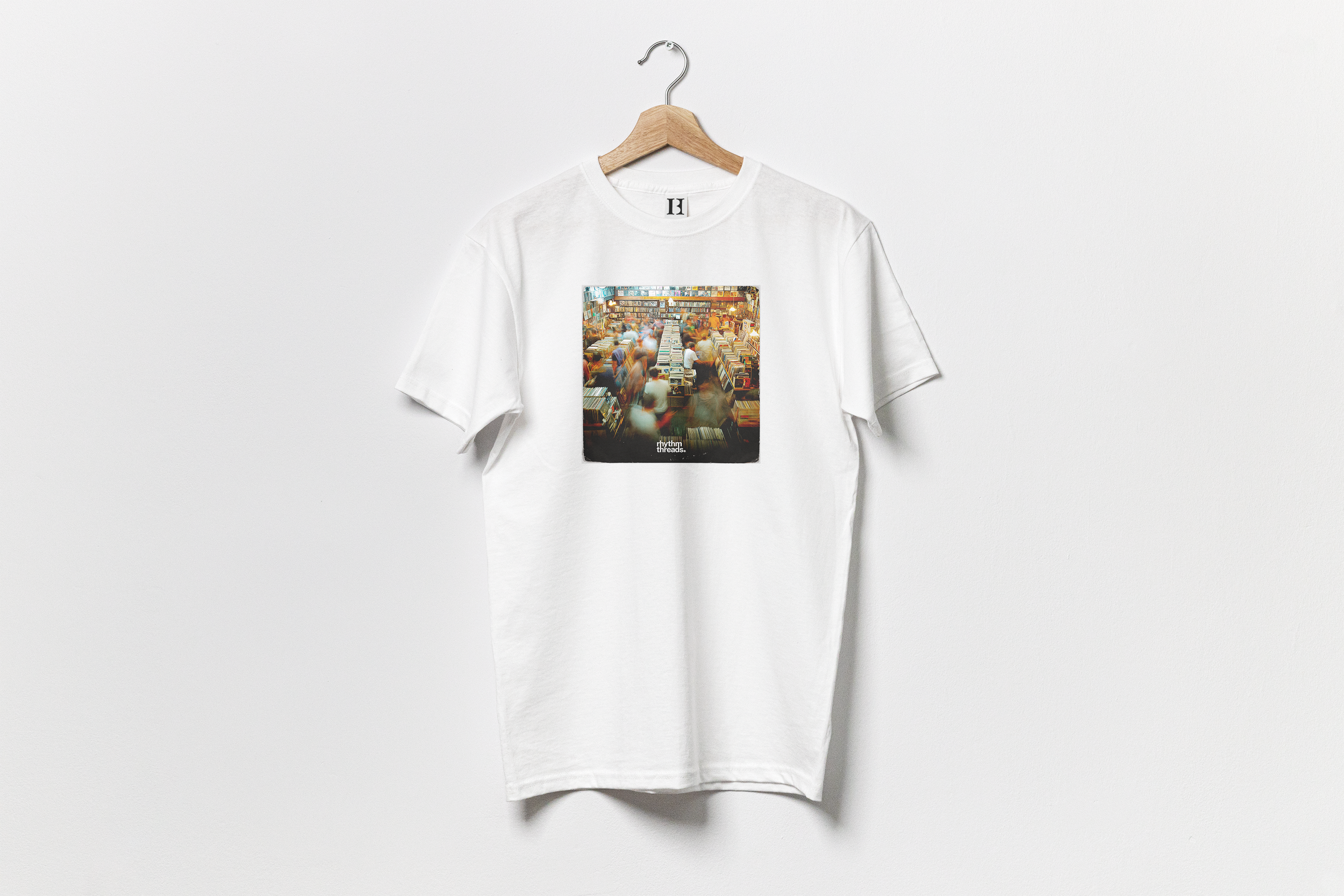 Crate Digging on white T-Shirt mockup.png