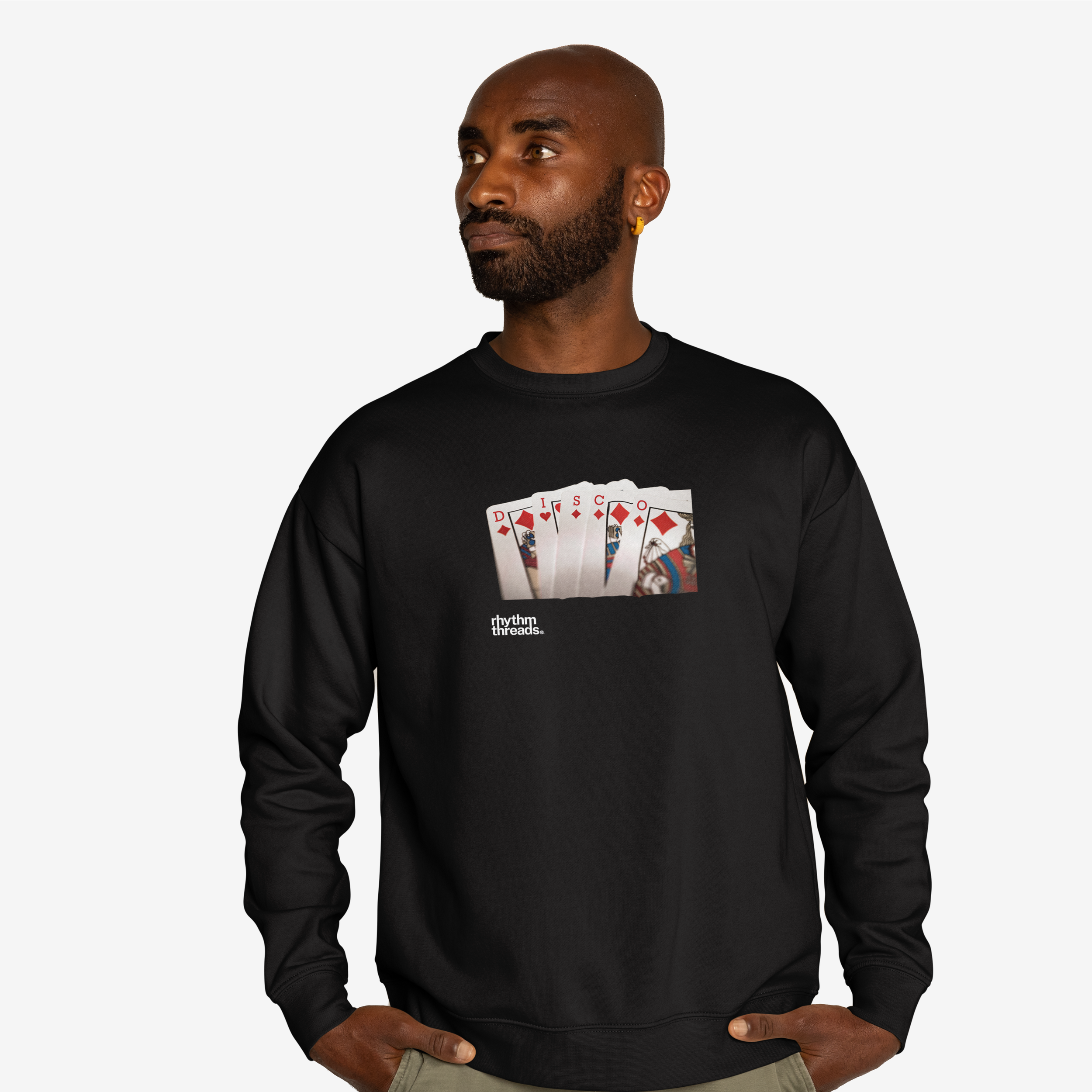 Hand of Cards - DISCO black sweatshirt mockup.png