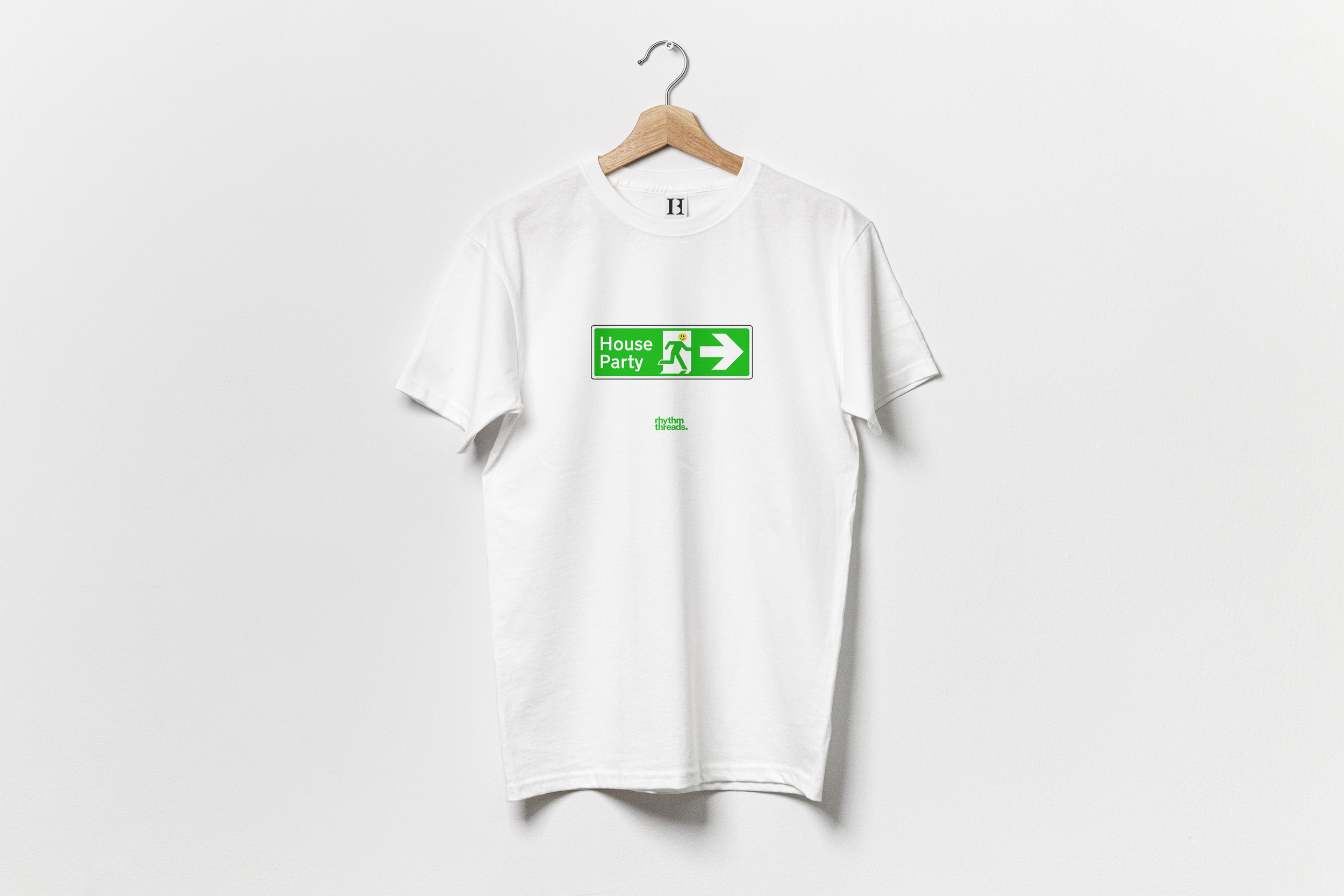 'House Party' white T-shirt • £40.00