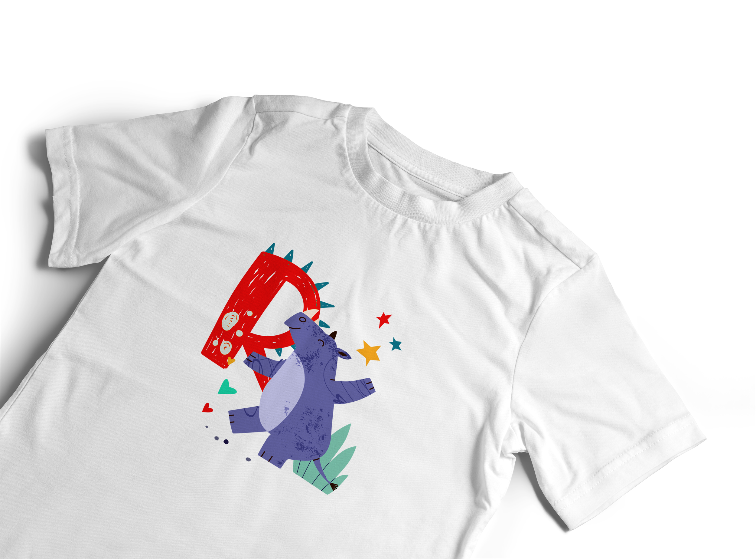 R is for Rhino Kids T-Shirt