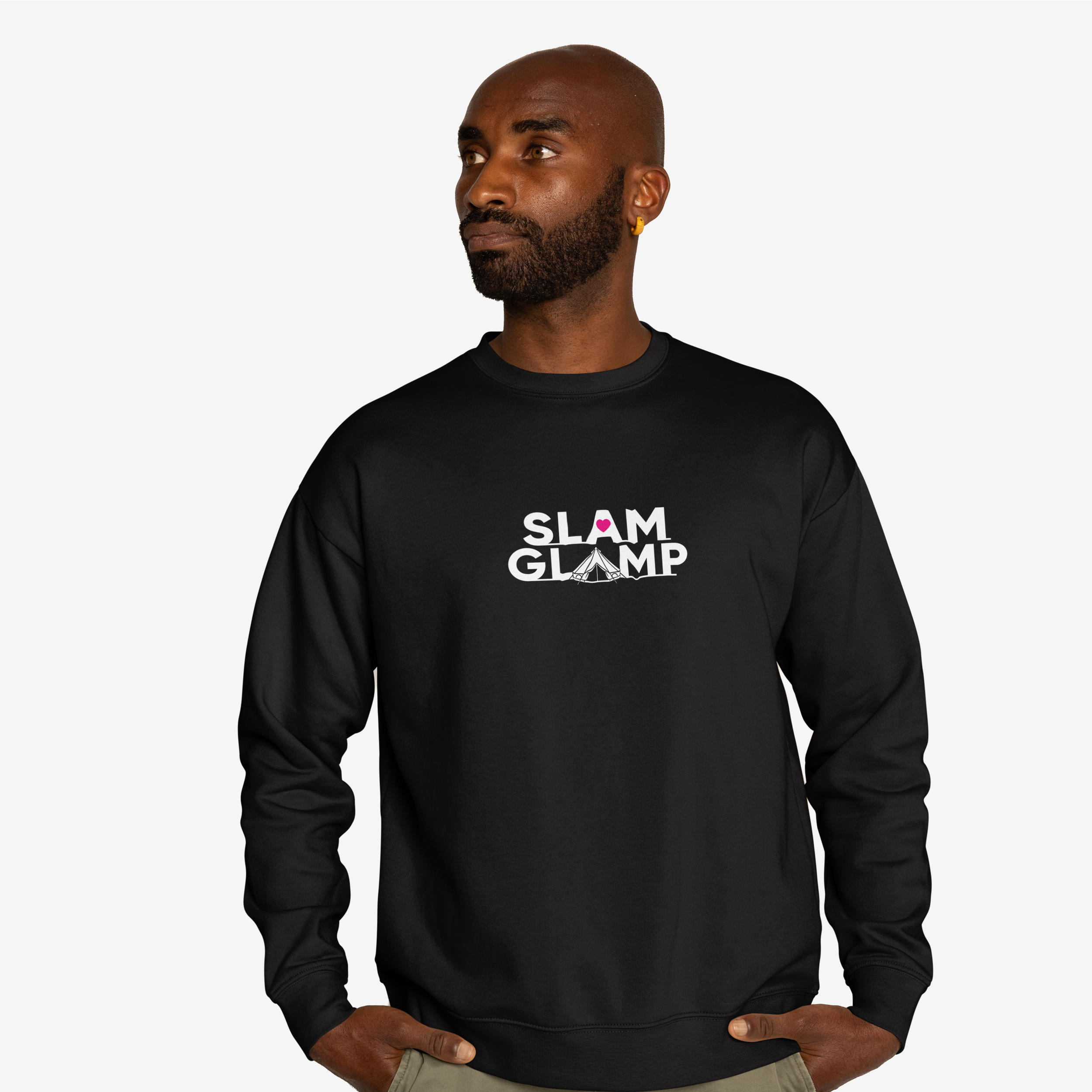 The SLAM GLAMP Sweatshirt (Black) • £40