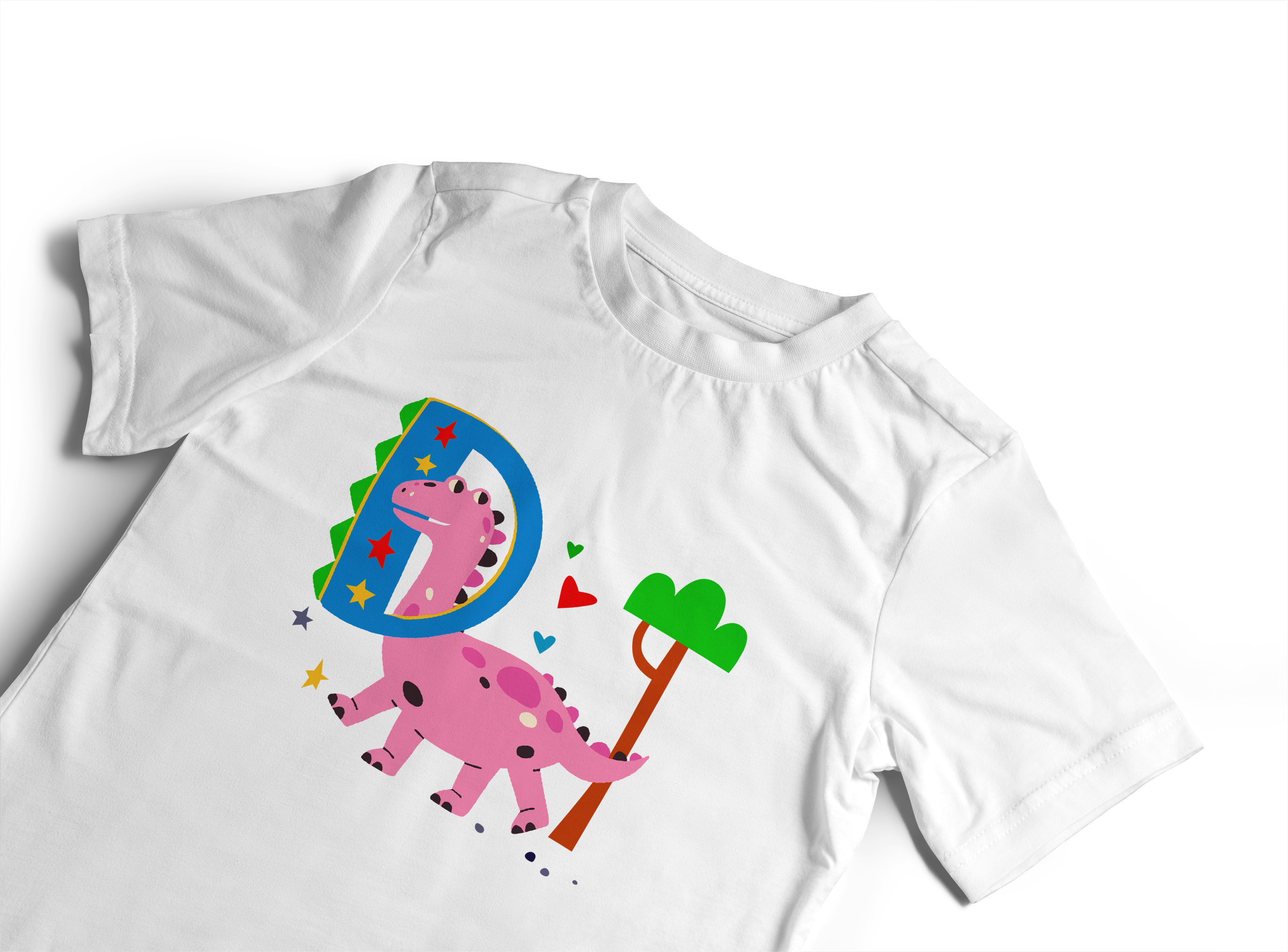 D is for Dinosaur Kids T-Shirt